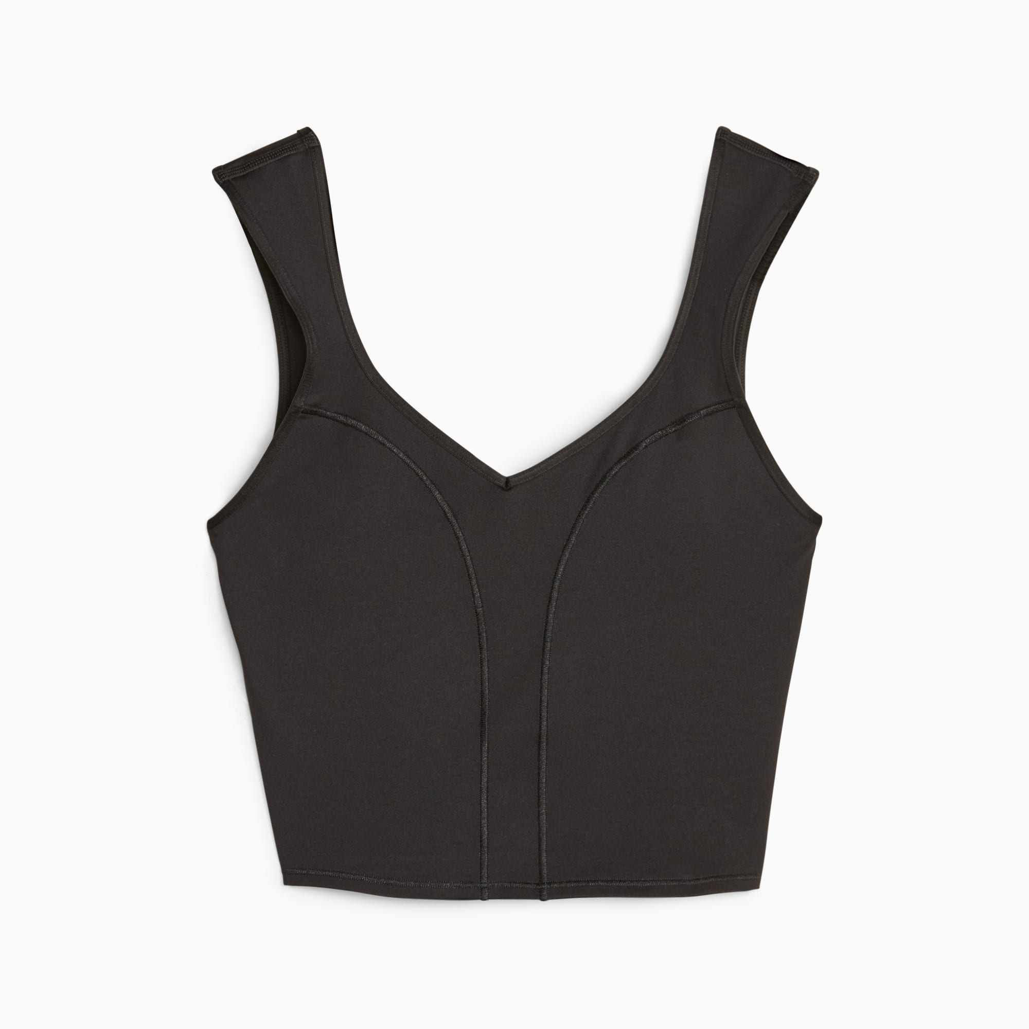 Puma Fit Skimmer Tan Sports Bra Black