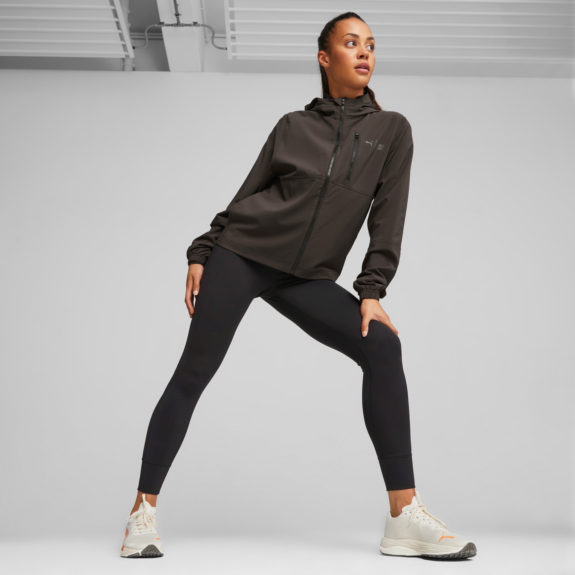 Womens full zip running jacket 2025