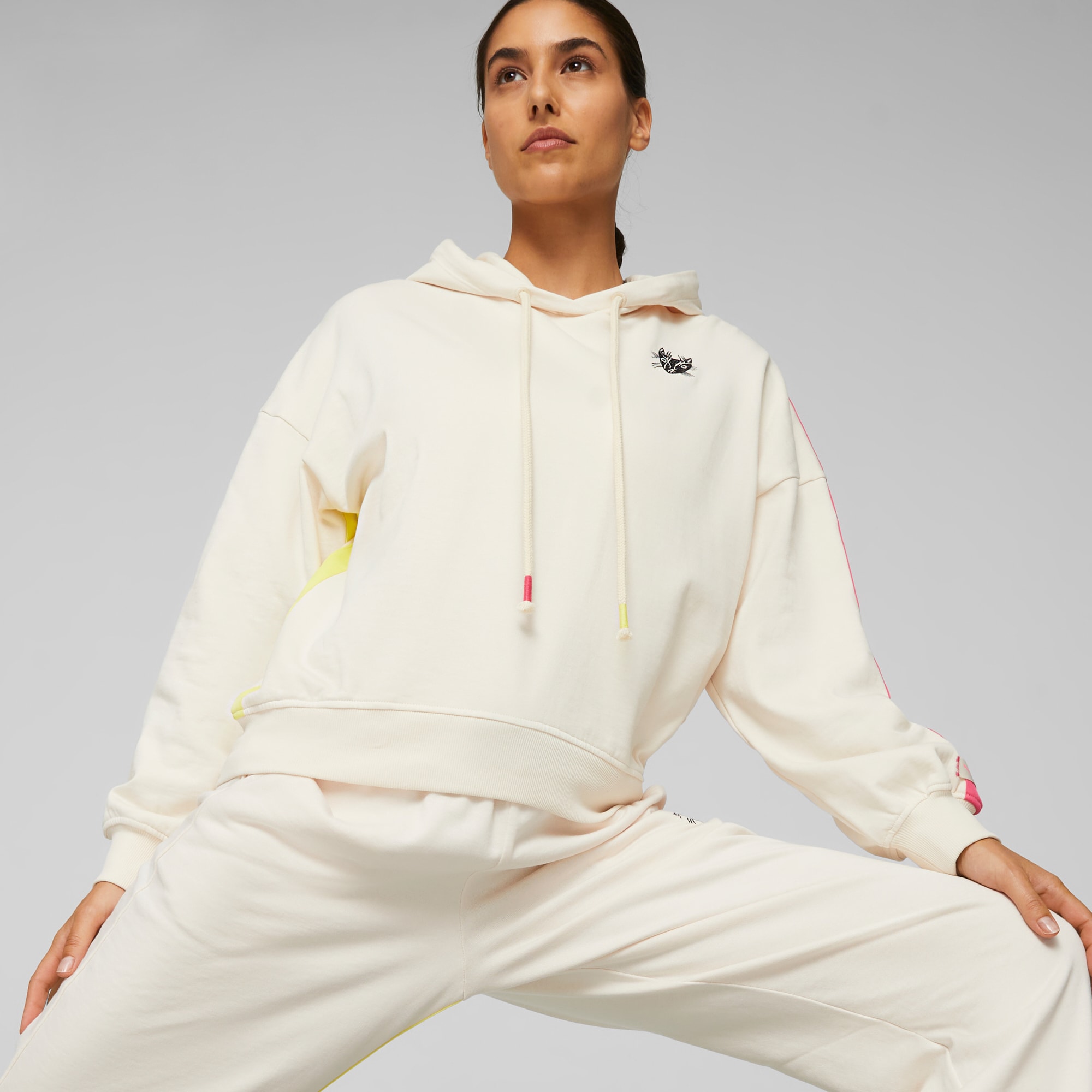 Sudadera con capucha de training PUMA x lemlem polar para mujer