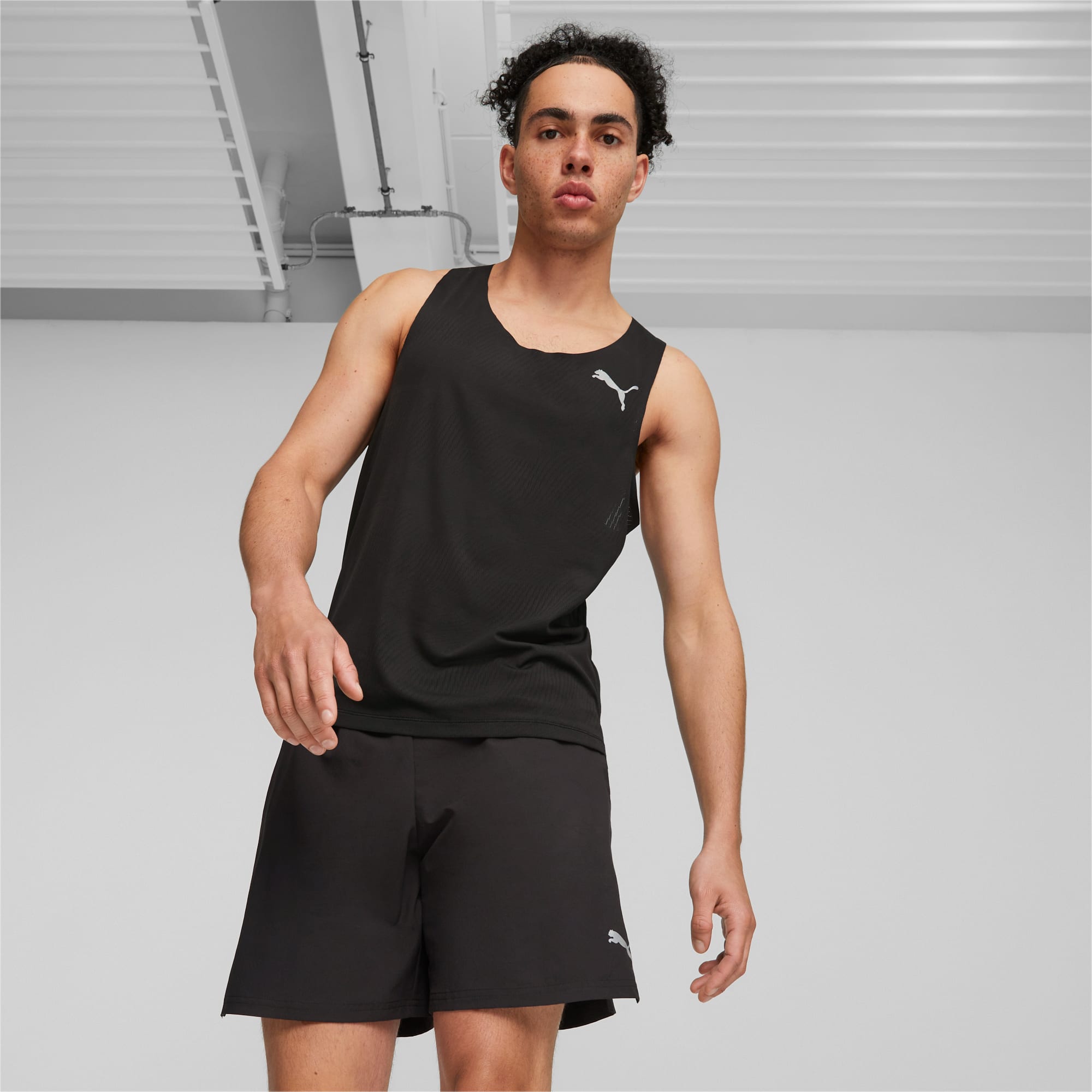 Ultraspun Men's Running Singlet | PUMA Black | PUMA Shoes | PUMA