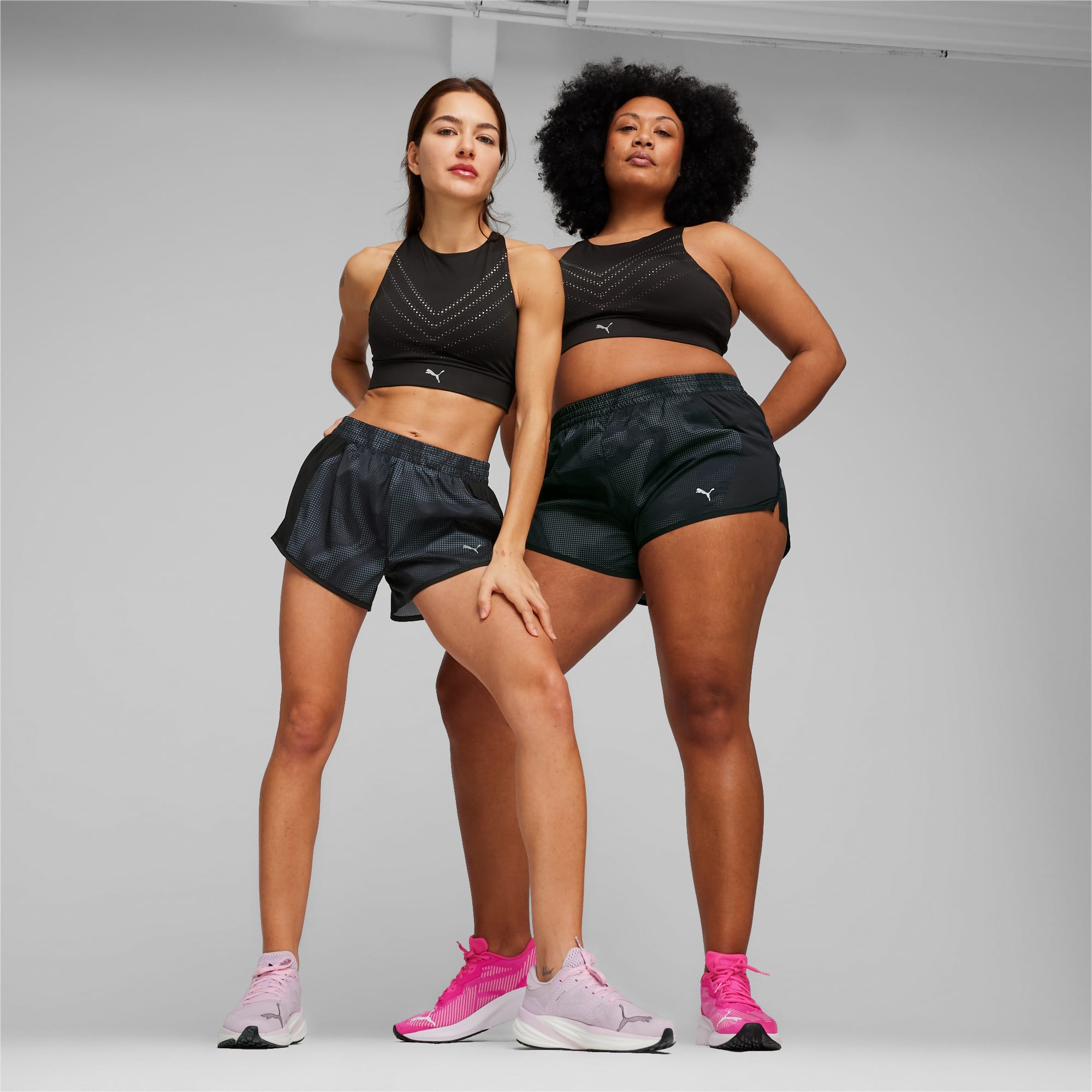 Puma black discount shorts womens