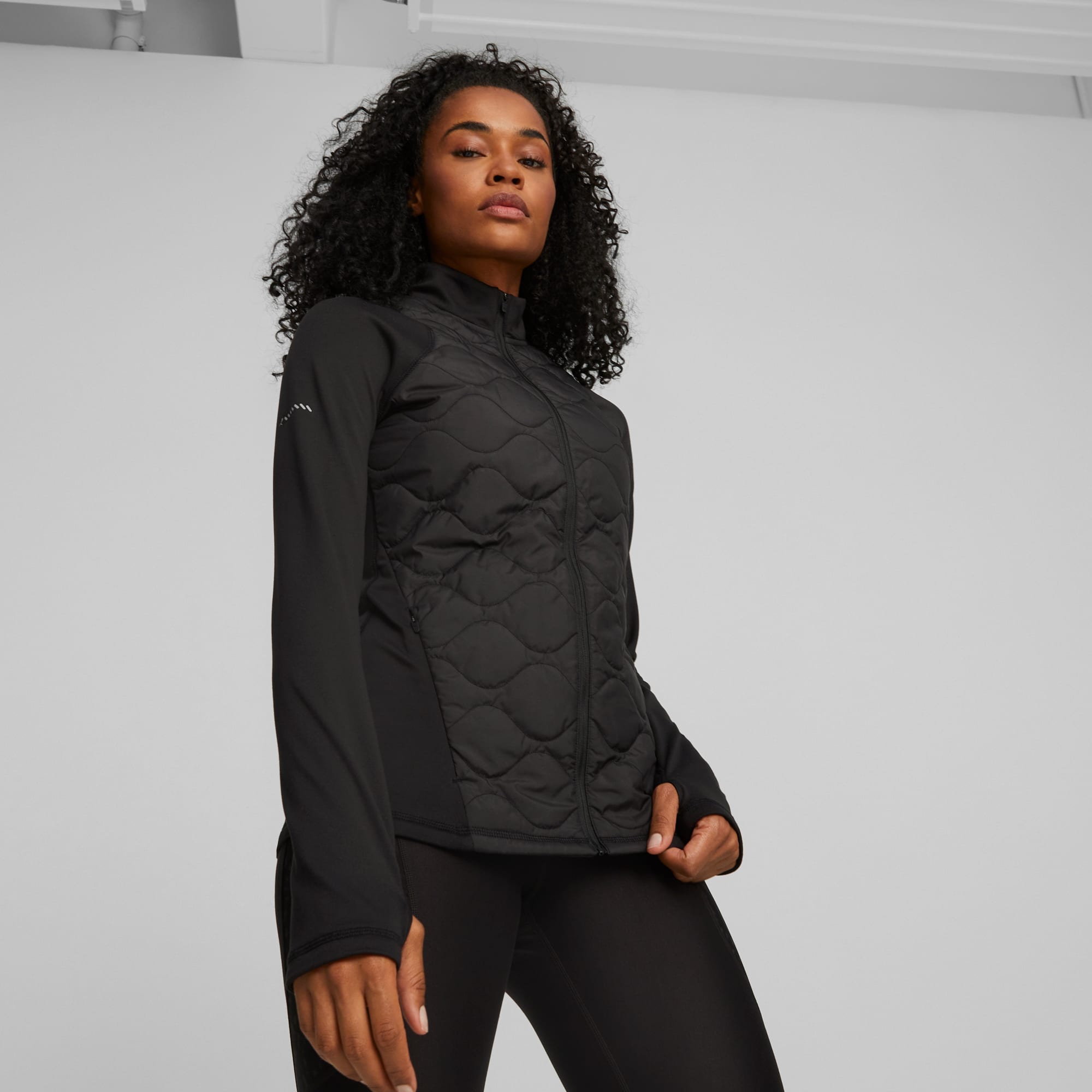 Padded running jacket women's sale