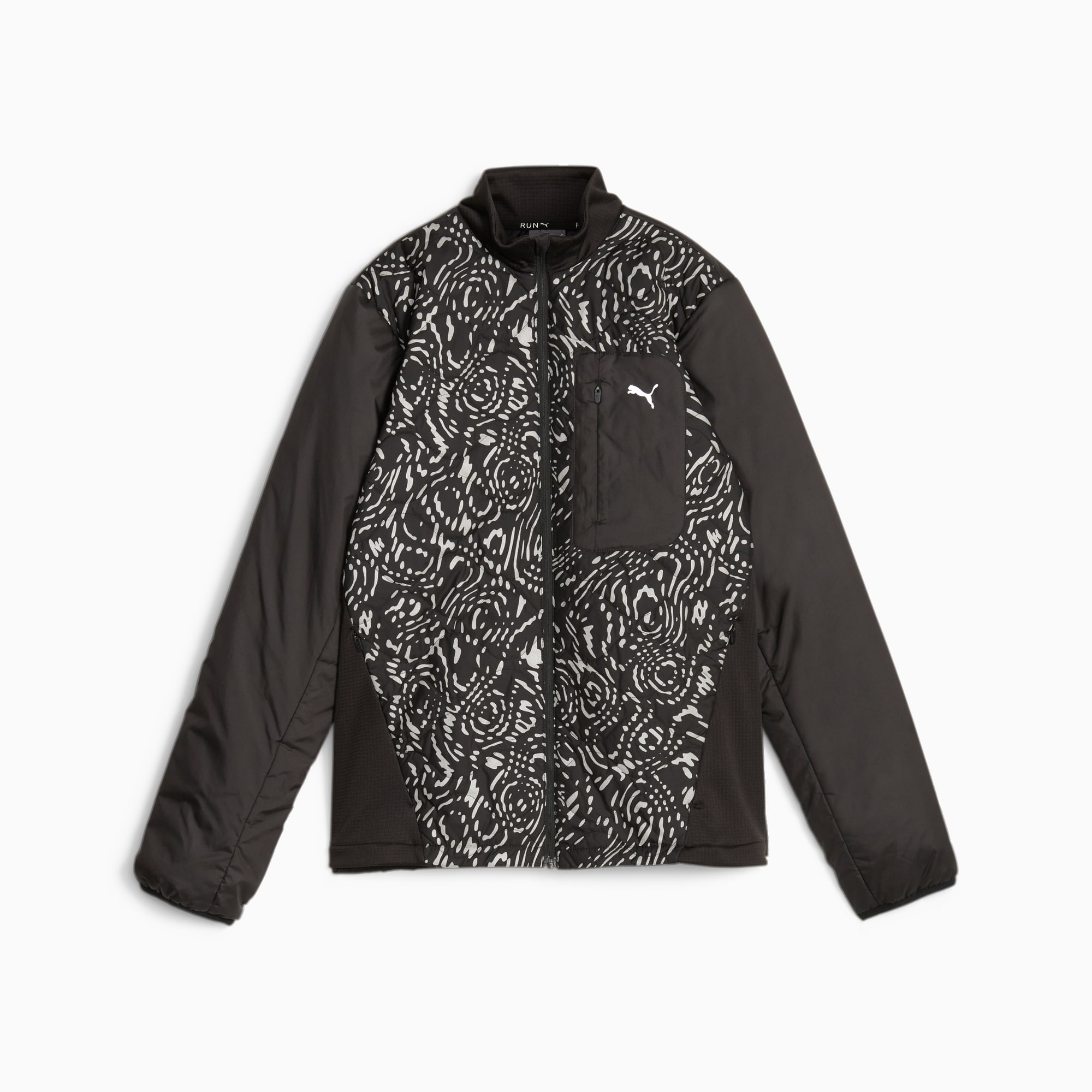 Women's running puffer best sale jacket