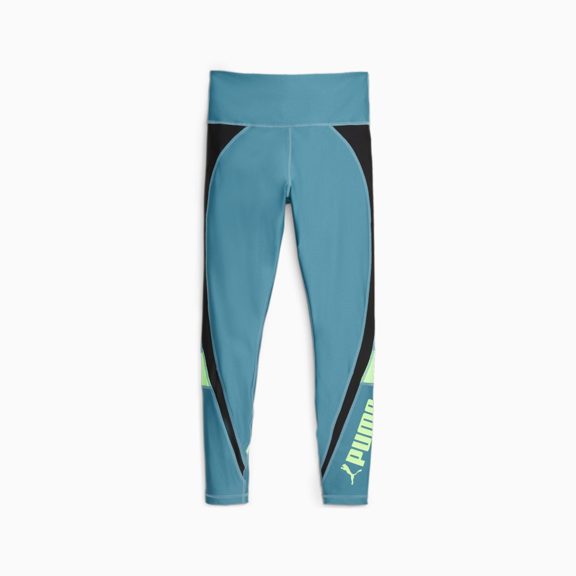 Blue and yellow puma leggings shop