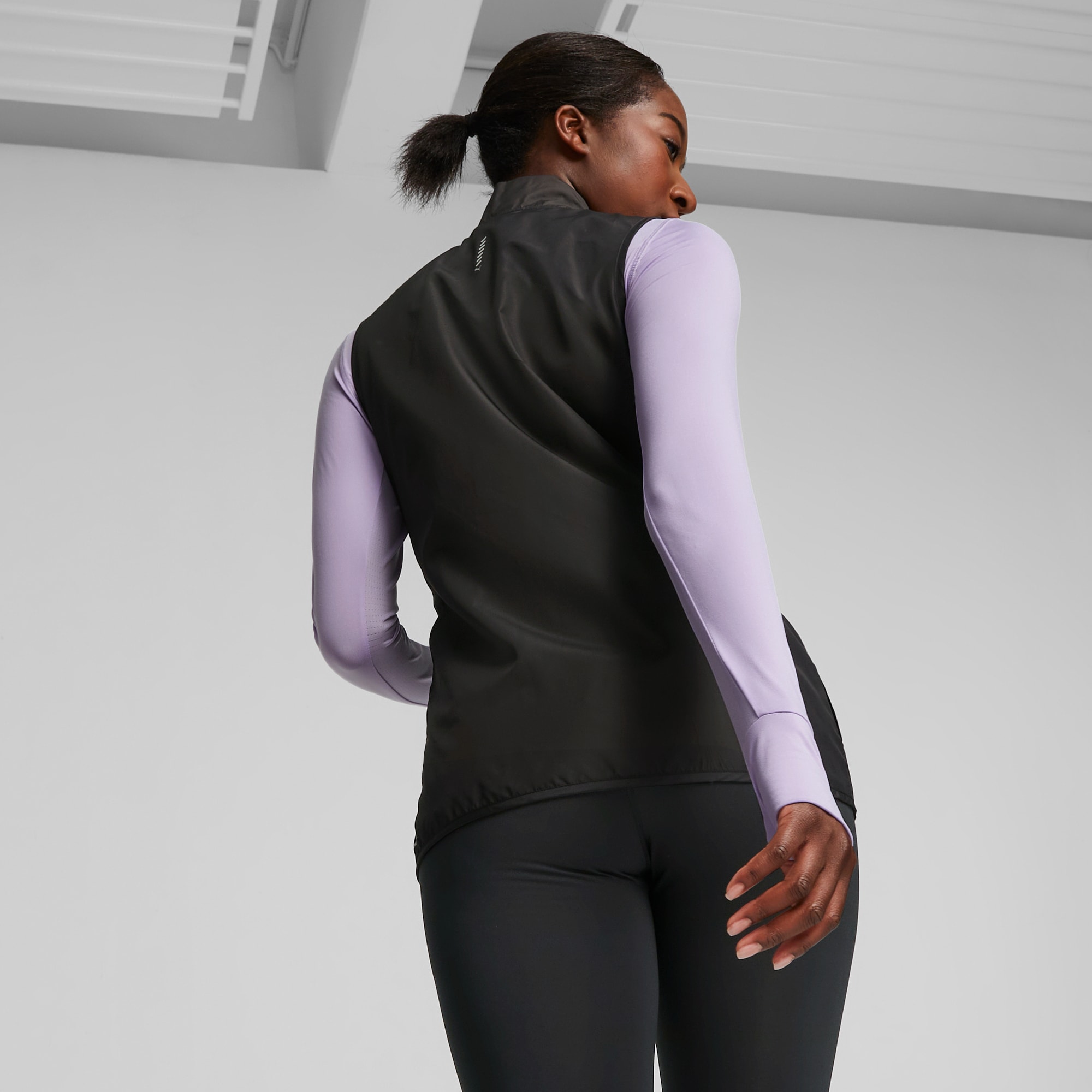 Running puffer vest clearance