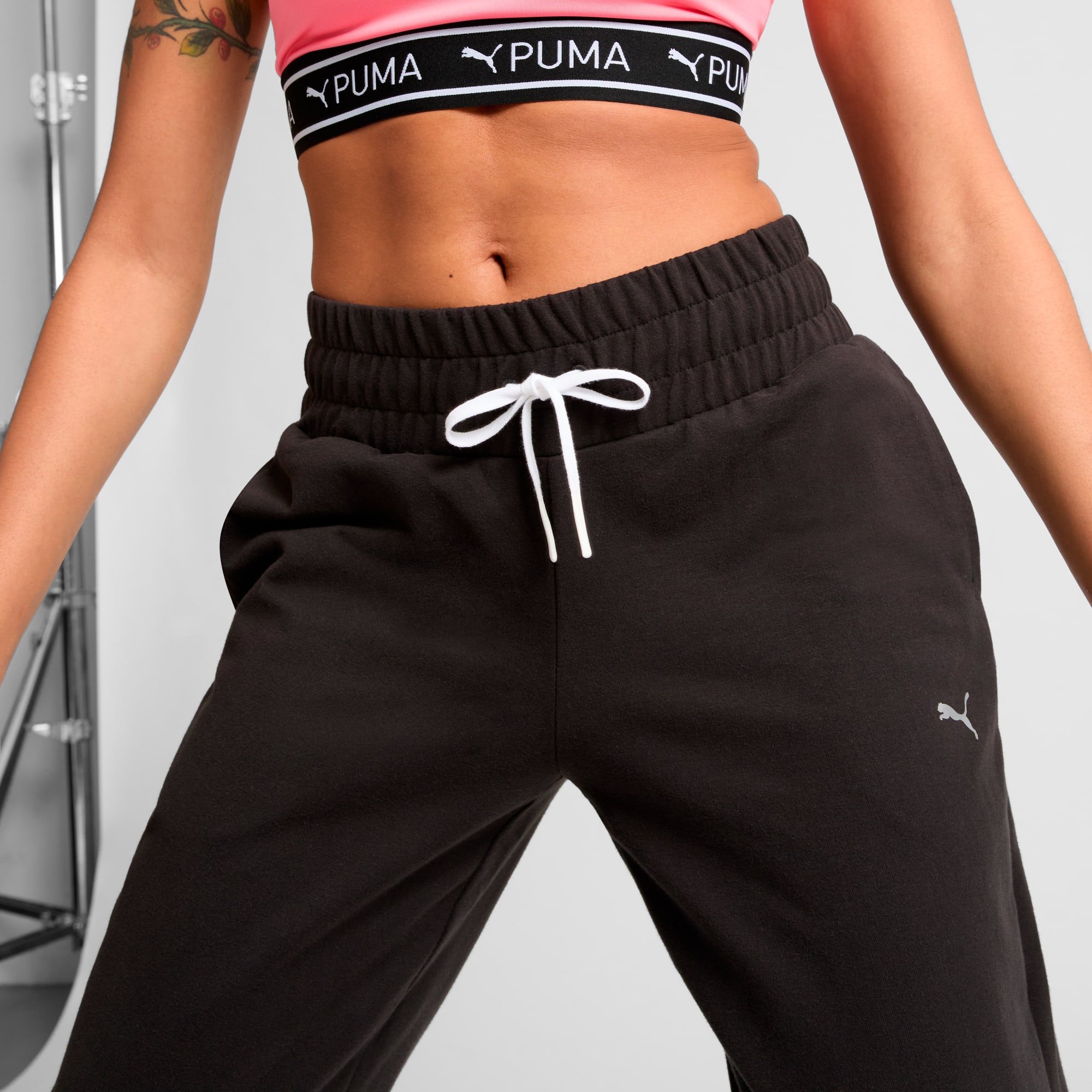 Blue puma joggers womens best sale