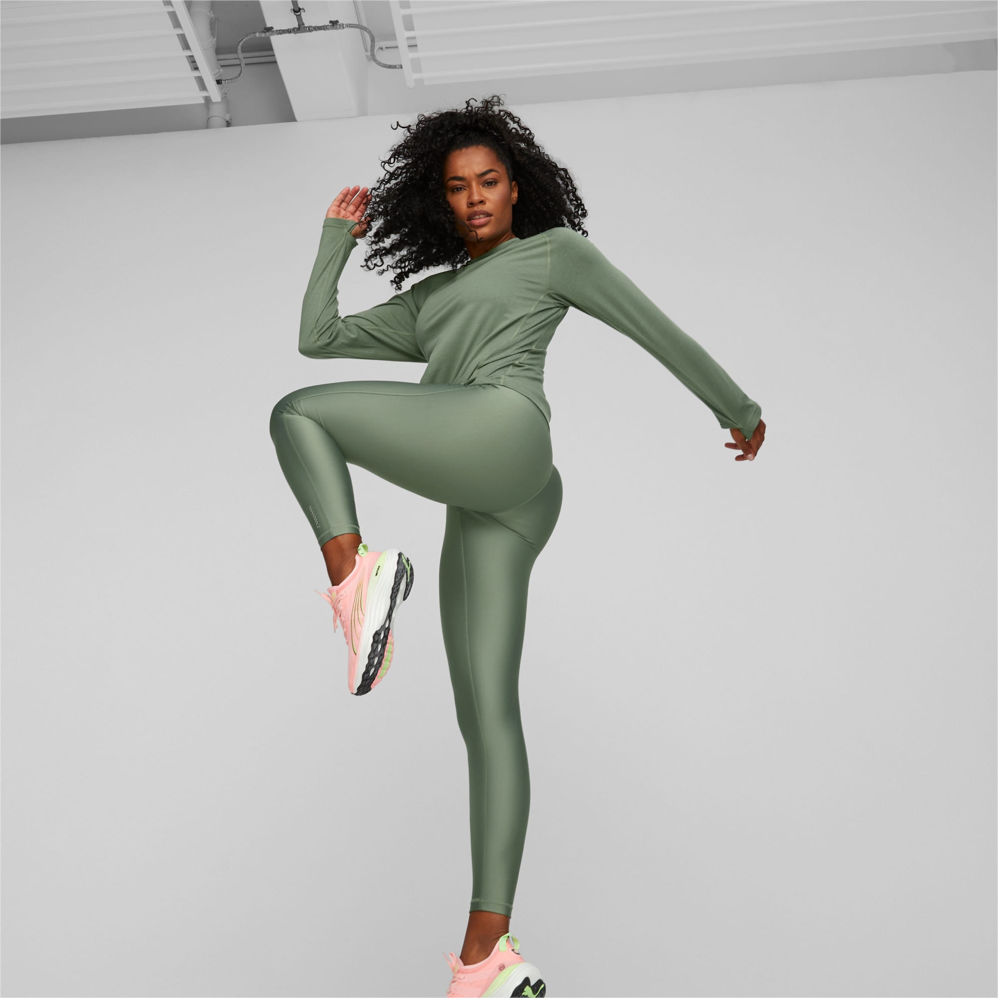 Puma Run Ultraform Running Leggings Womens Black Athletic Casual 52328901