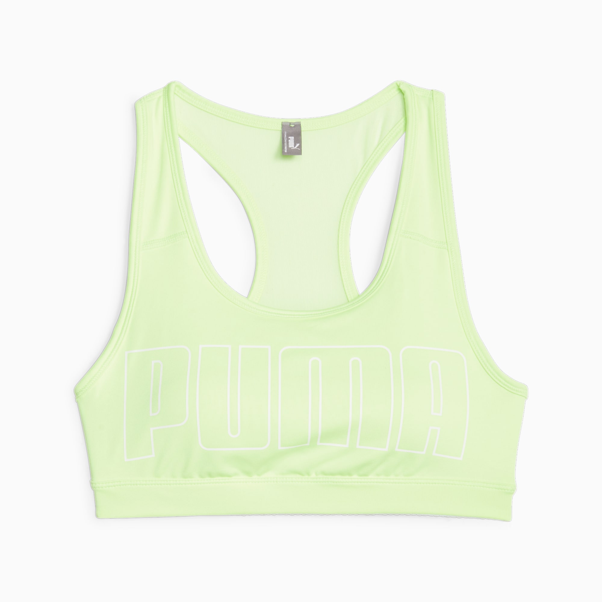 PUMA Women's Mid Impact 4Keeps Bra (Available in Plus Sizes)