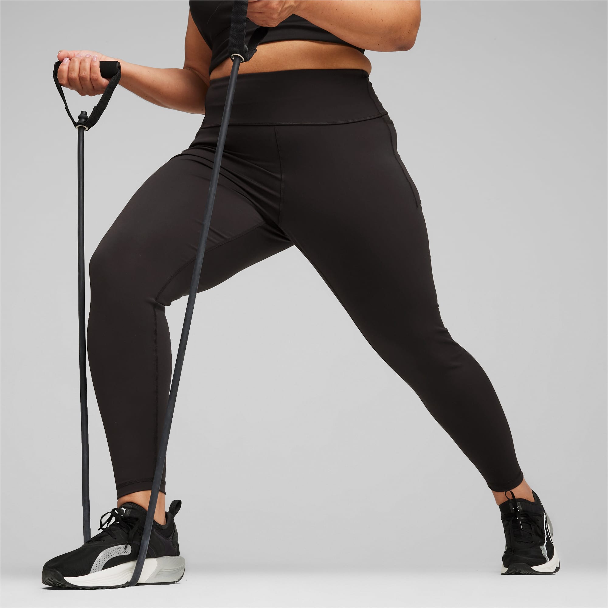 PUMA FIT Women s High Waist Tights PUMA Black PUMA Shoes PUMA