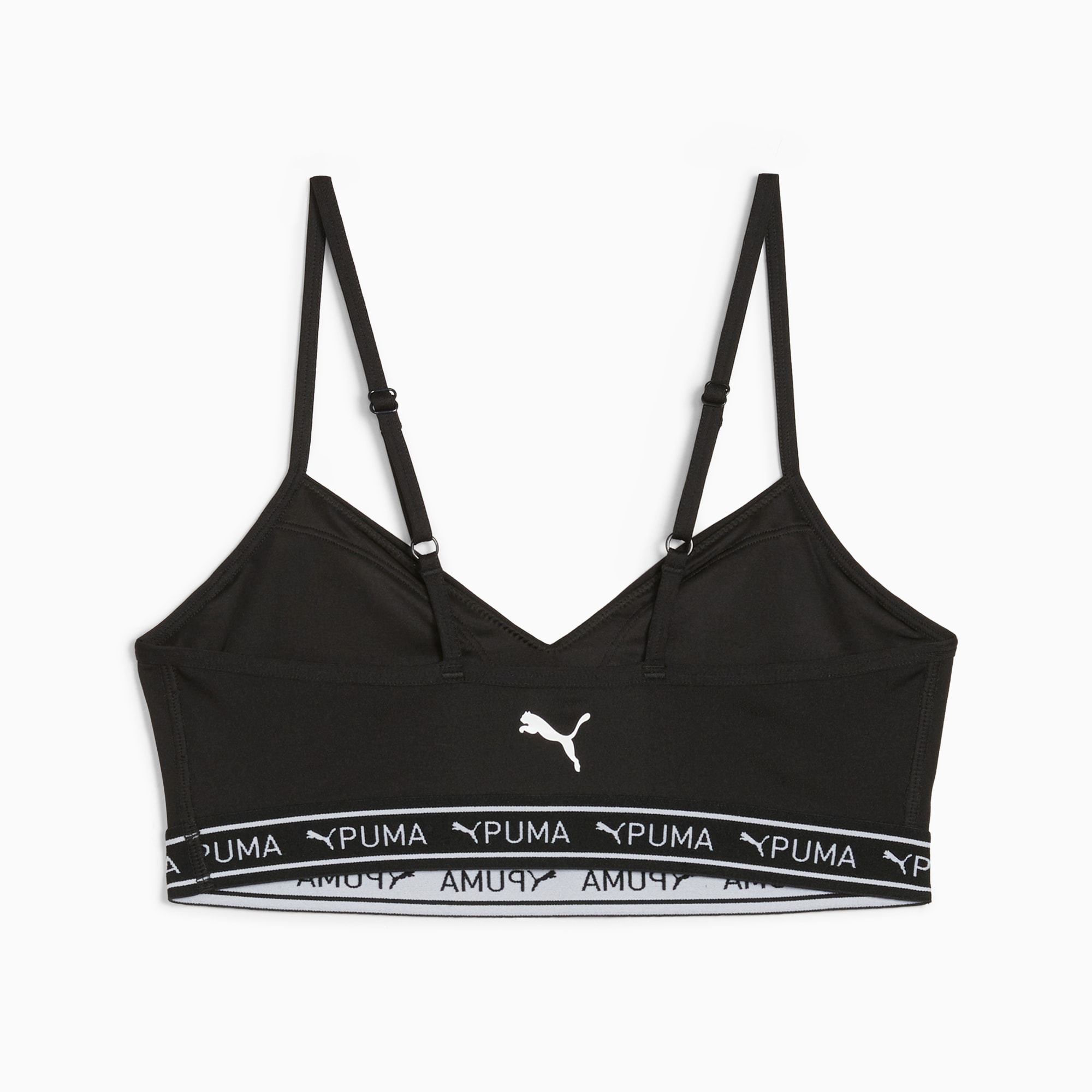 Women's Train Branded Elastic Bra in Black