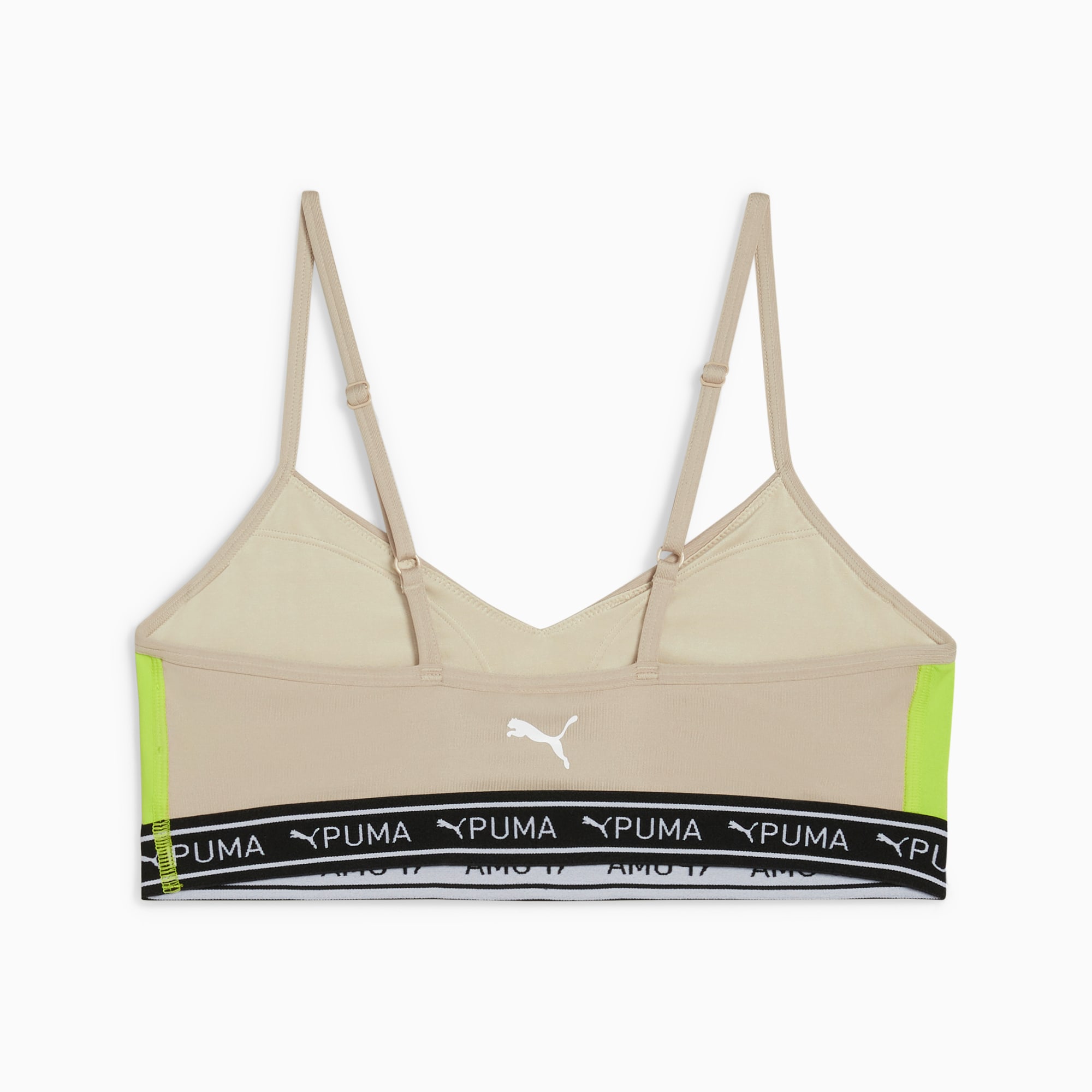 Puma triangle padded bralette top