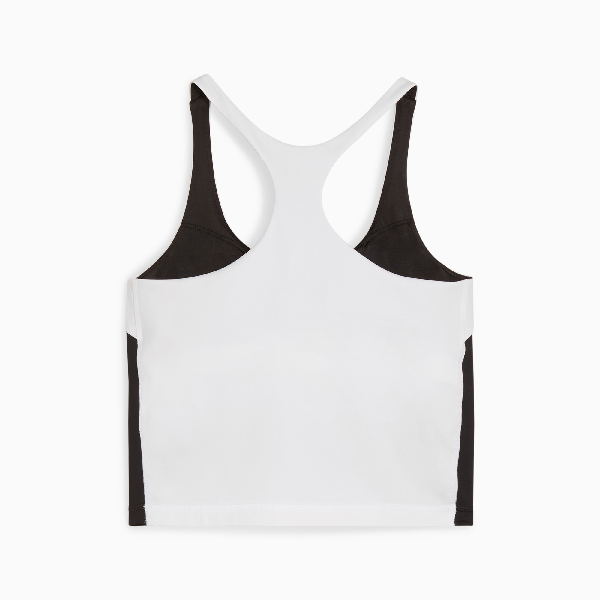 "Train All Day" Women's 2-in-1 Training Tank Top, PUMA Black-PUMA White, large
