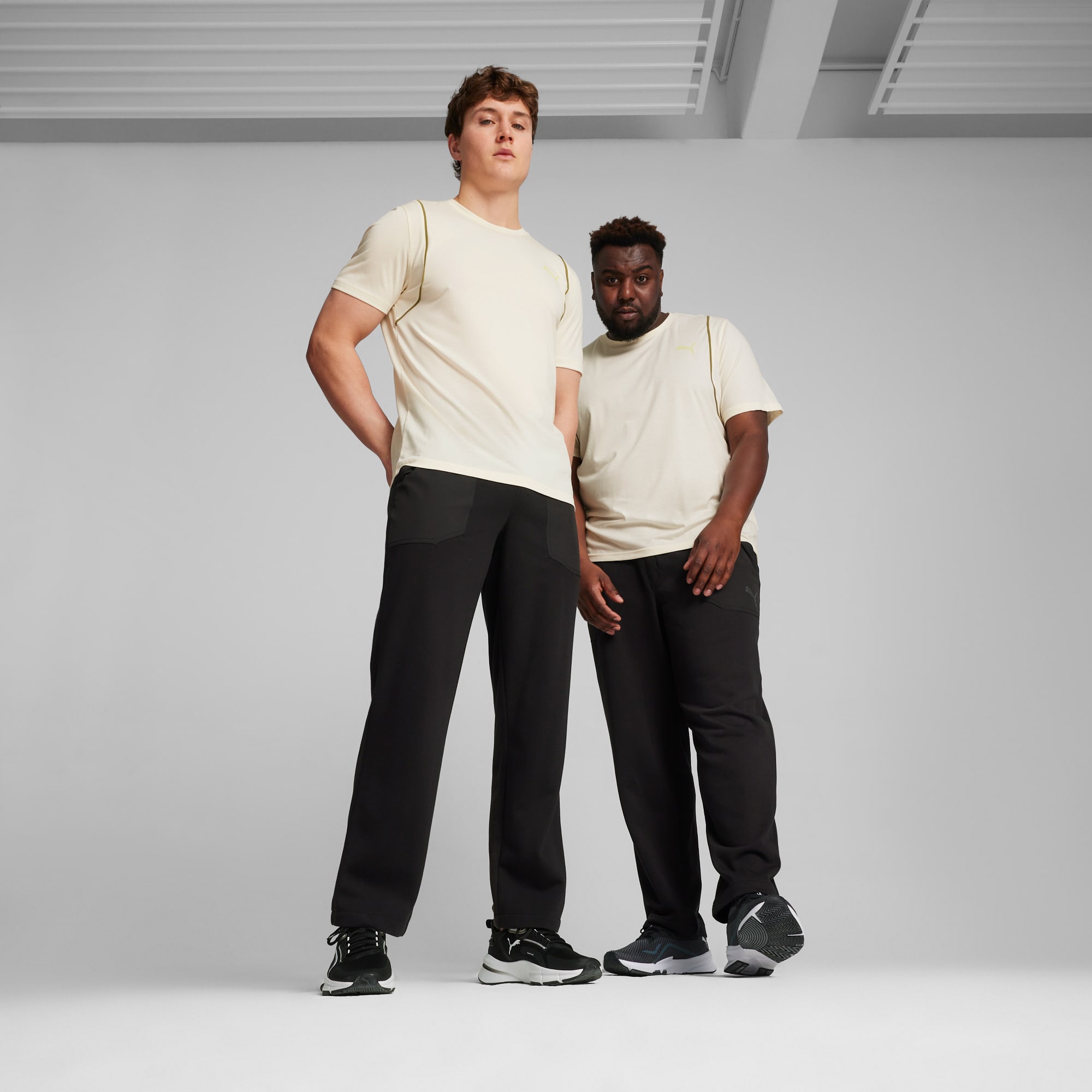 Black knit joggers online
