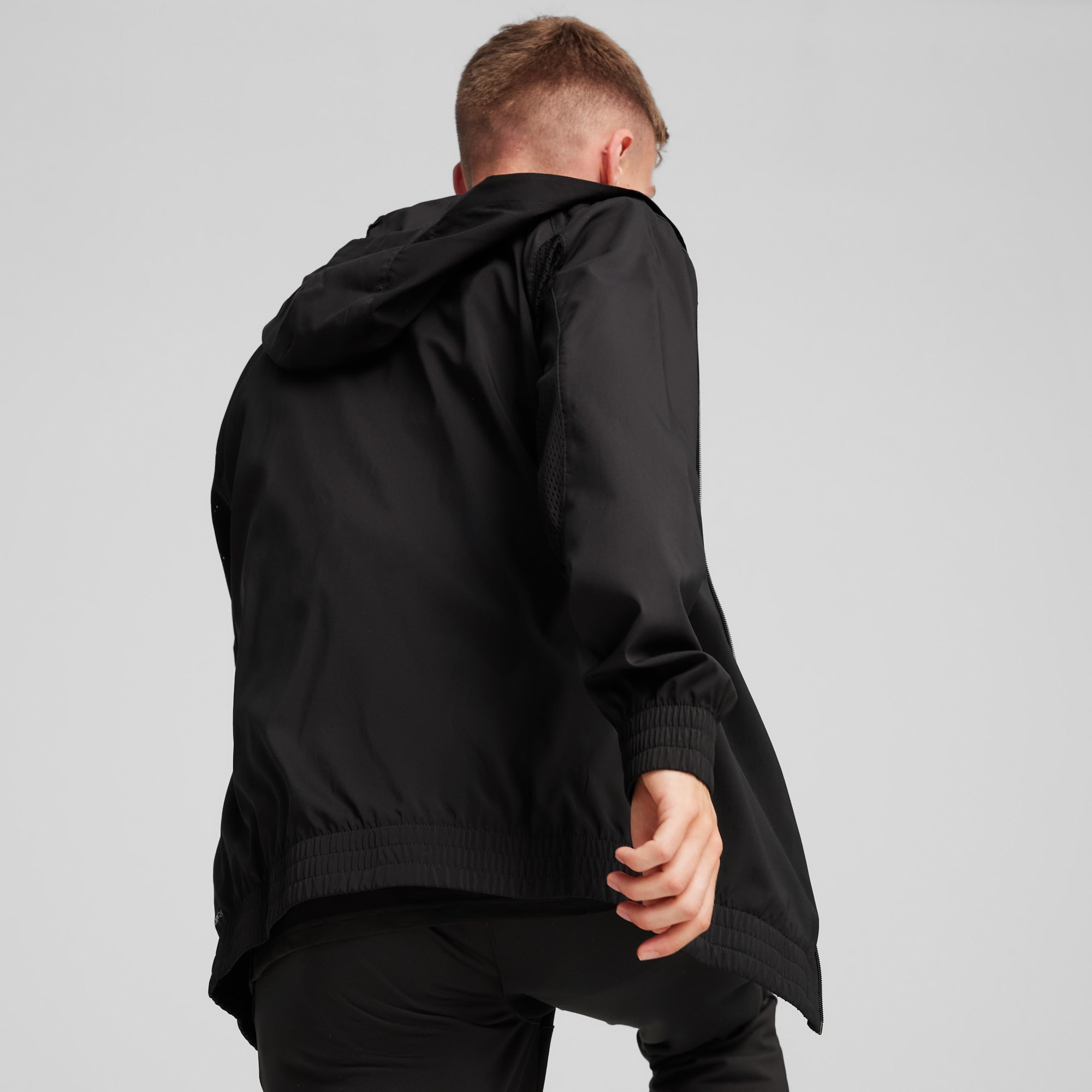 Puma men's full top zip wind jacket