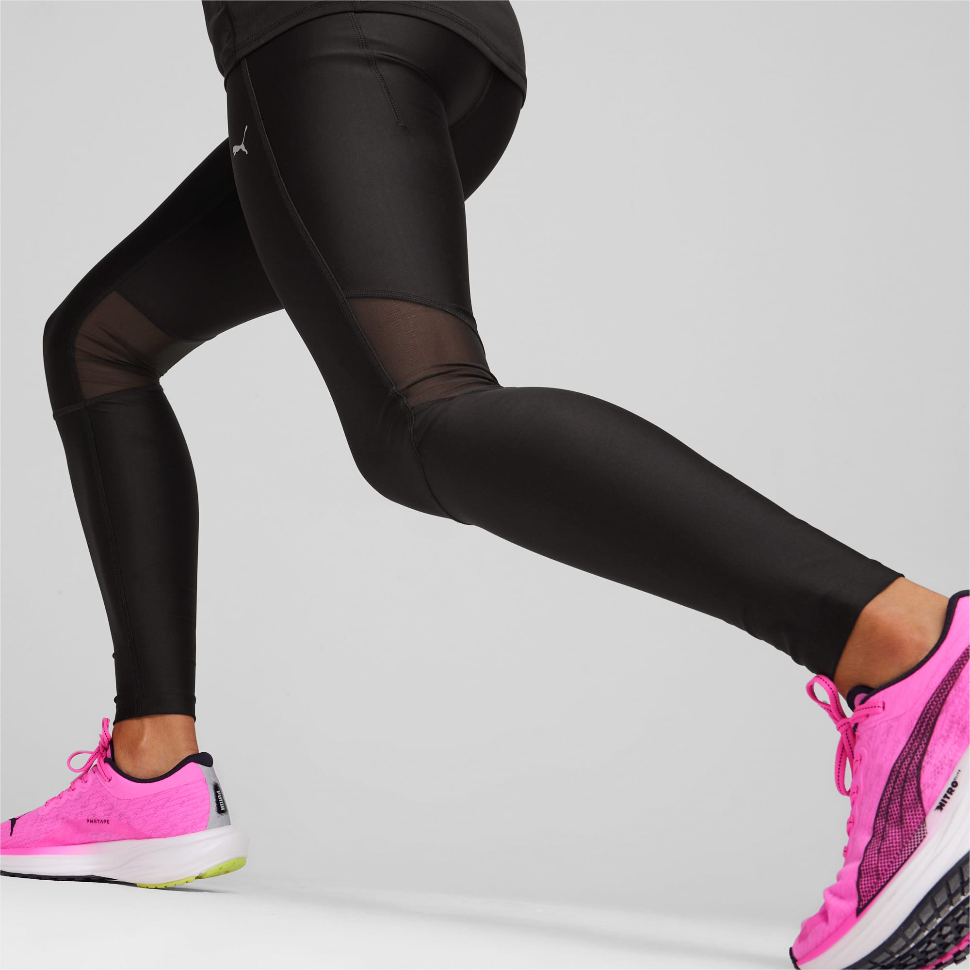 Buy PUMA Solid Polyester Slim Fit Women's Tights