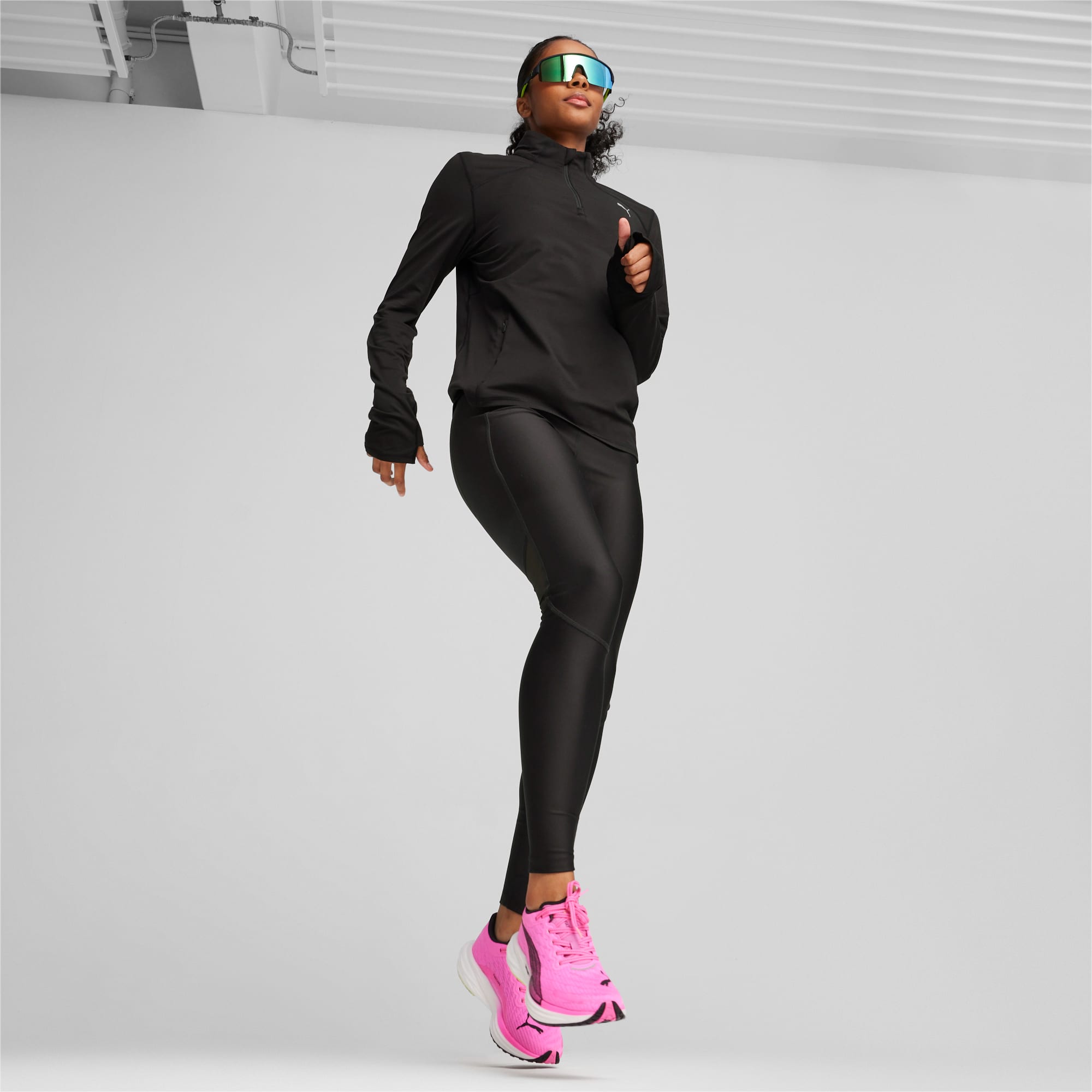 Puma Women's Long Running Tights (Black)