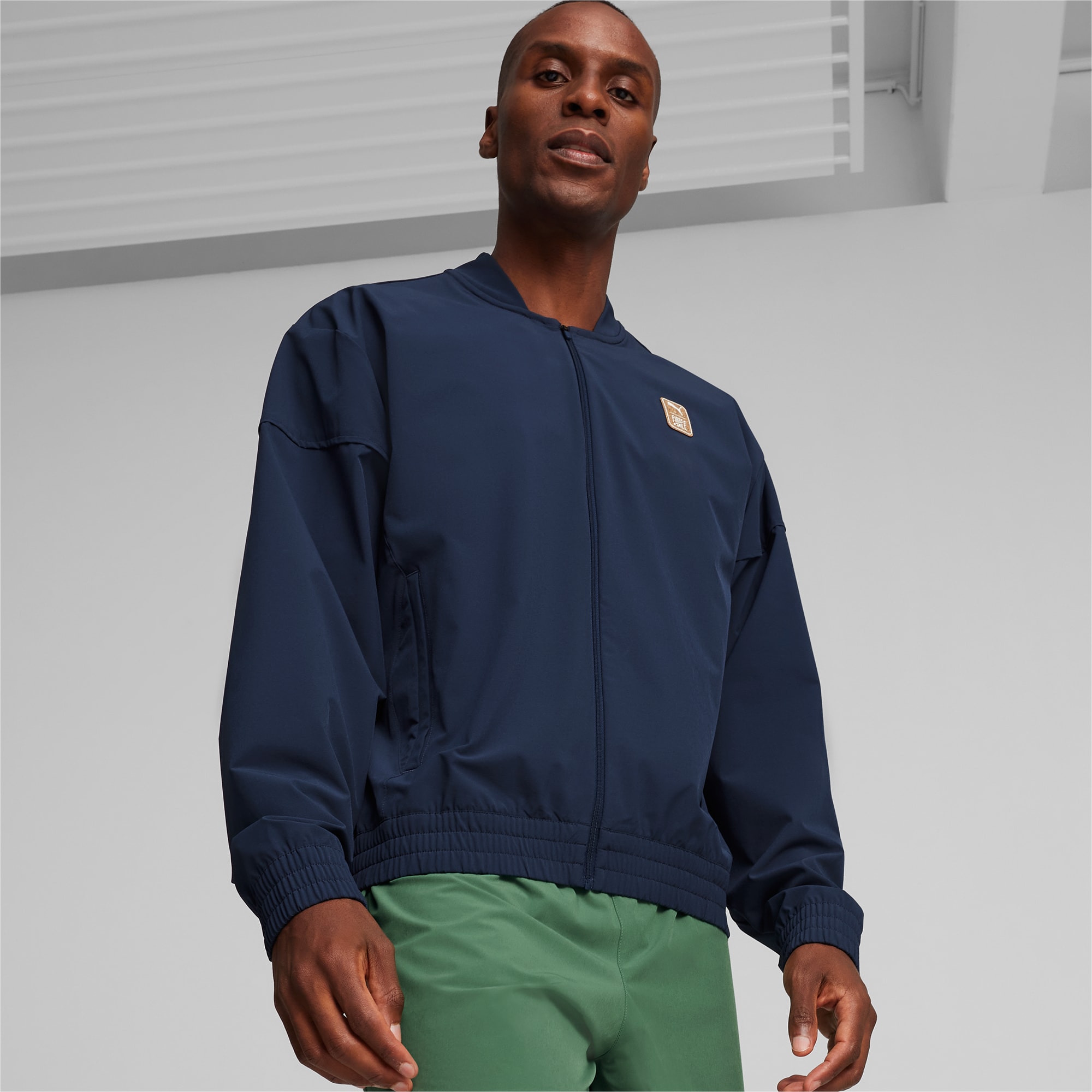 Puma x first mile utility men's running jacke best sale