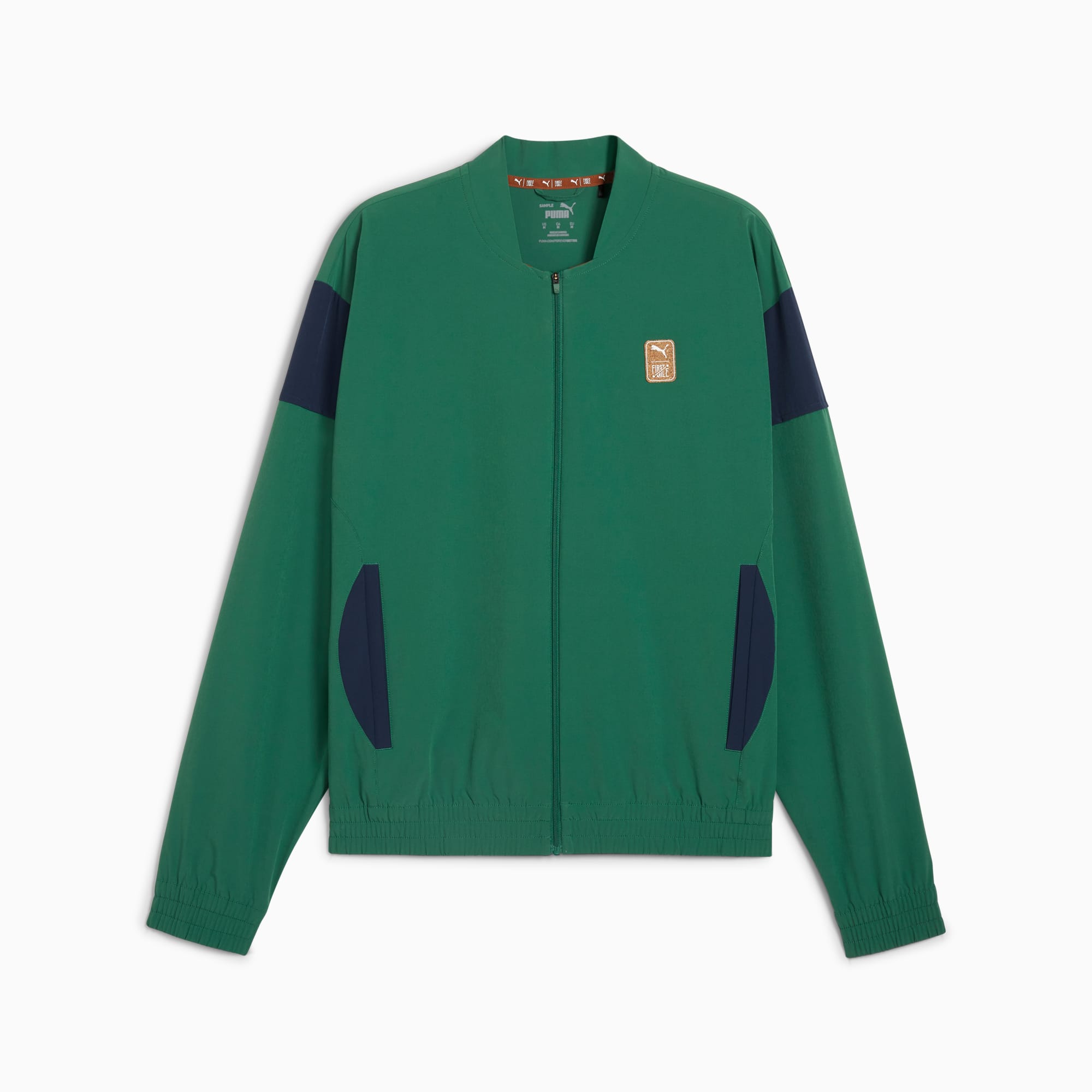 Puma green bomber jacket cheap