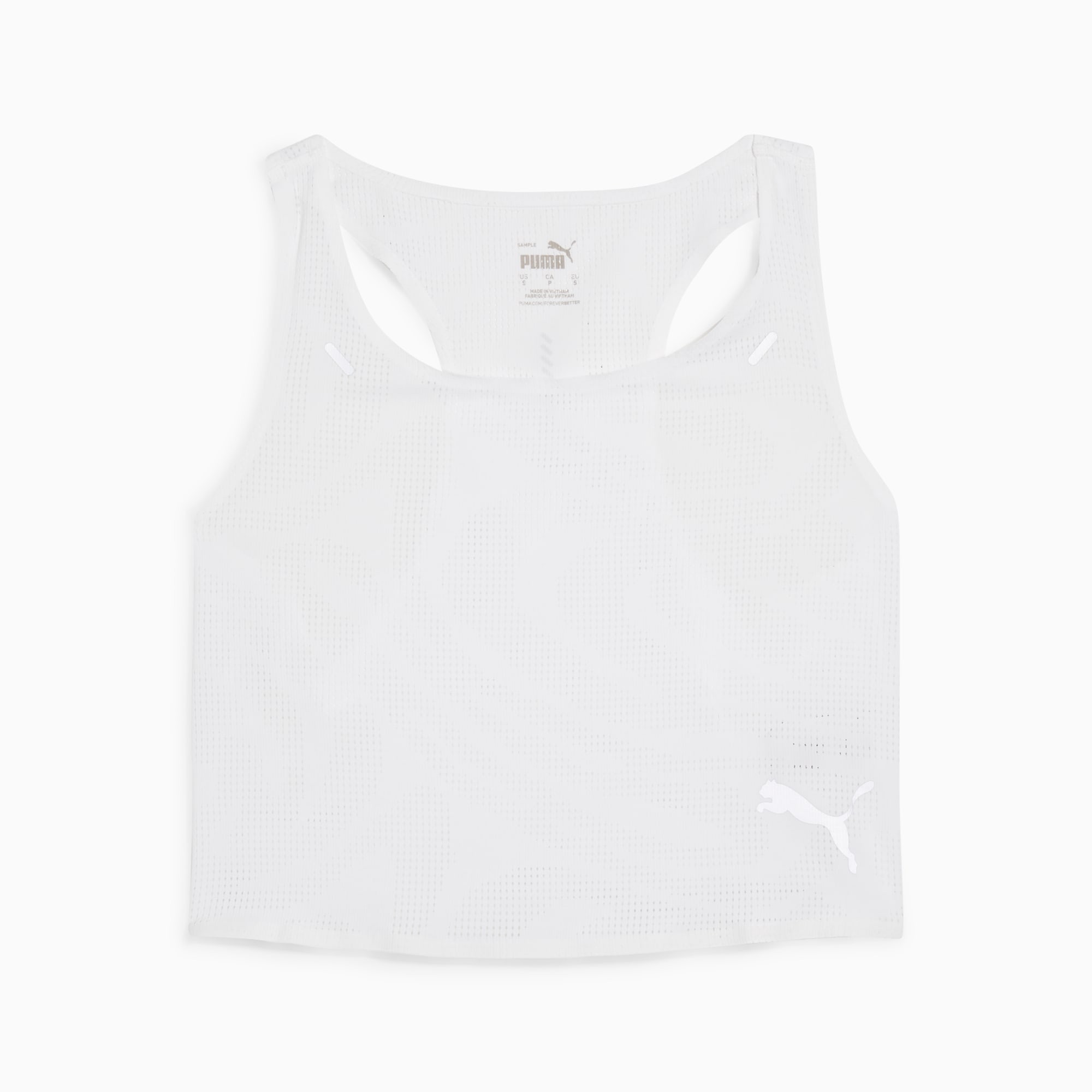 Puma white crop top sale