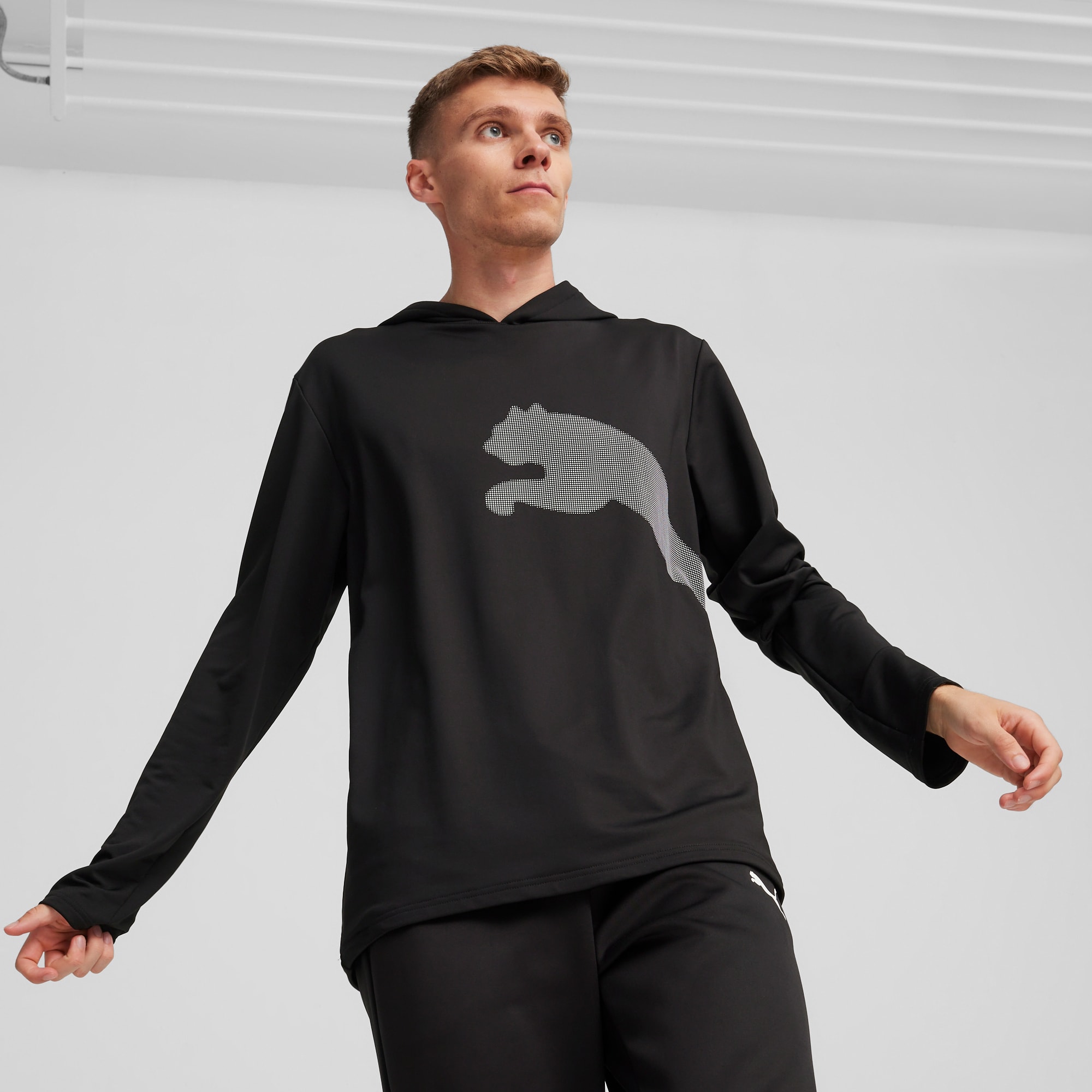 Train All Day Men s Big Cat Men s Training Hoodie