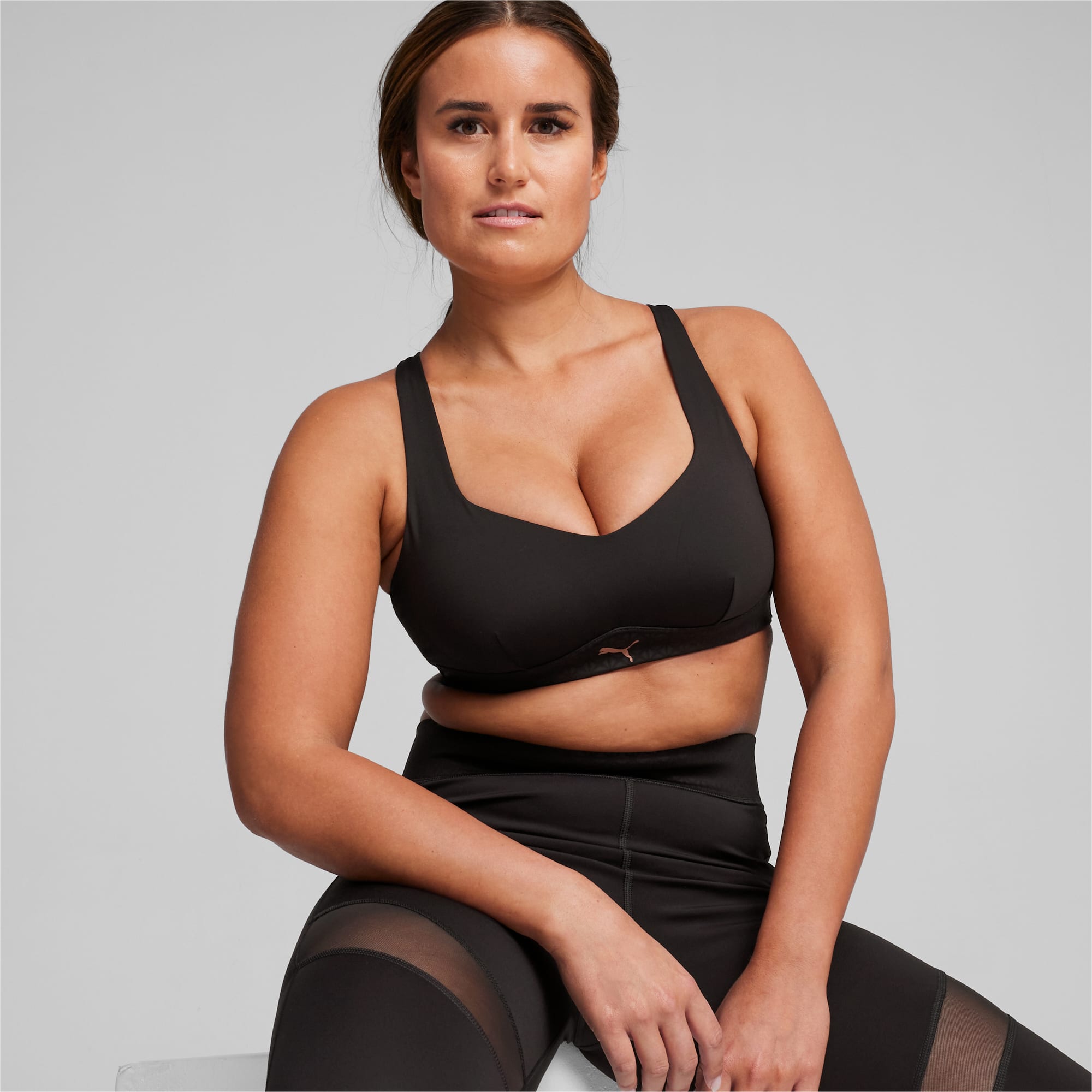 Puma PAMELA REIF X PUMA RUCHING BRA - Medium support sports bra