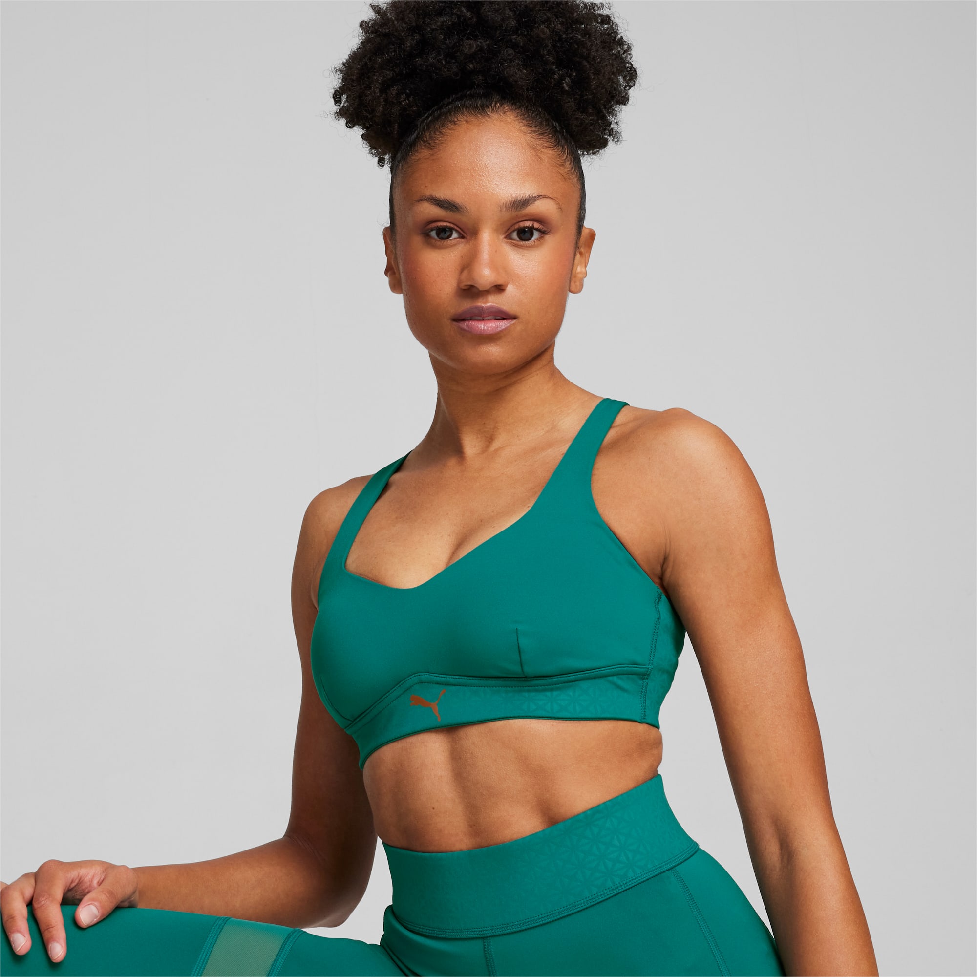 Puma PAMELA REIF X PUMA STRAPPY BRA - Medium support sports bra