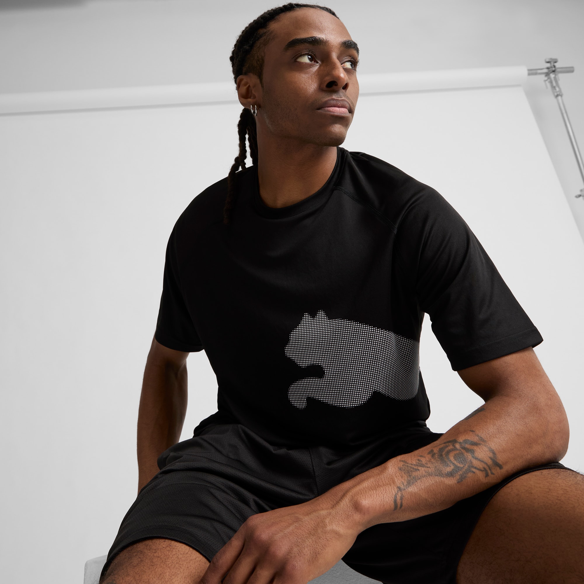 Puma big cat qt t shirt mens top