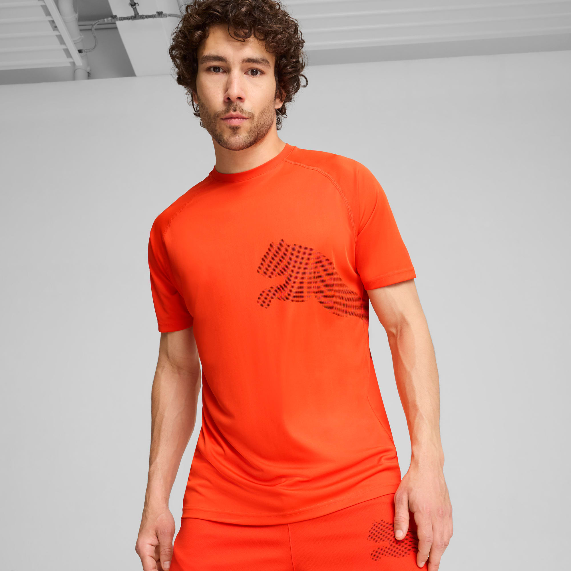 Magliette puma uomo arancione hot sale