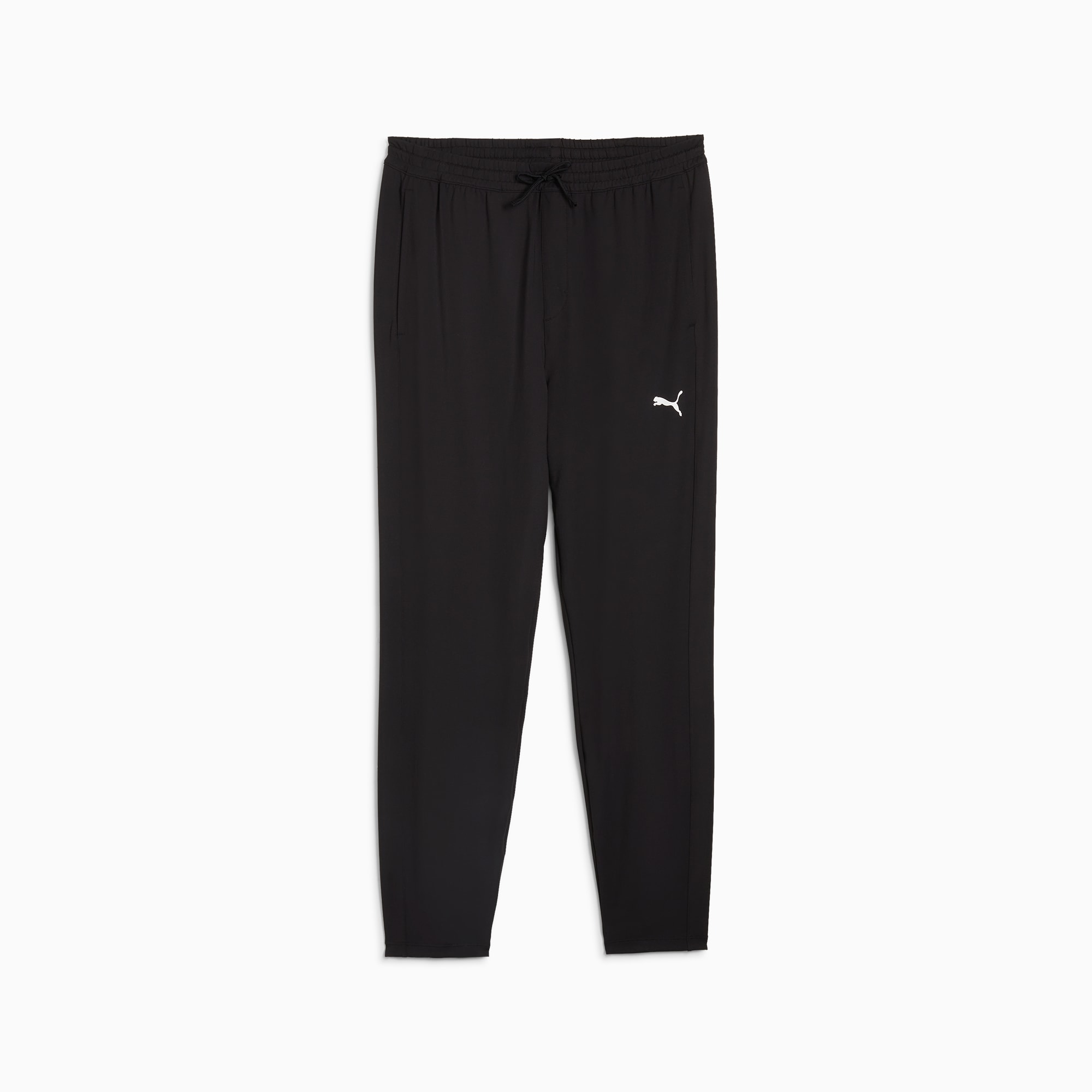 Puma joggers black and white online