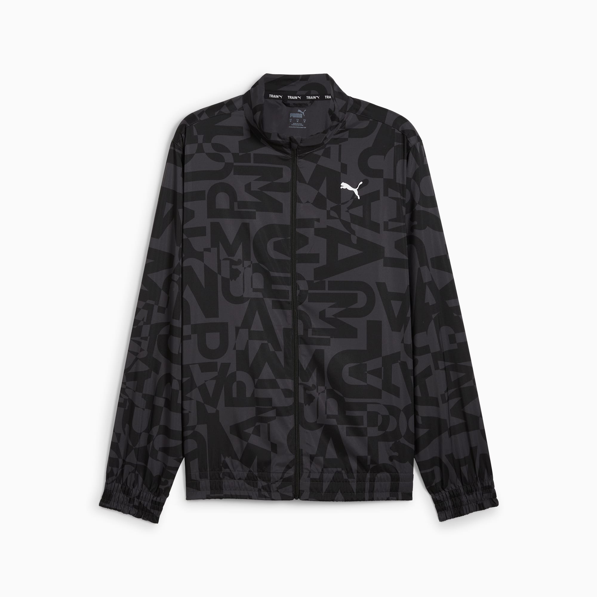 Puma Men s Fit All Over Print Jacket Men Black XXLarge