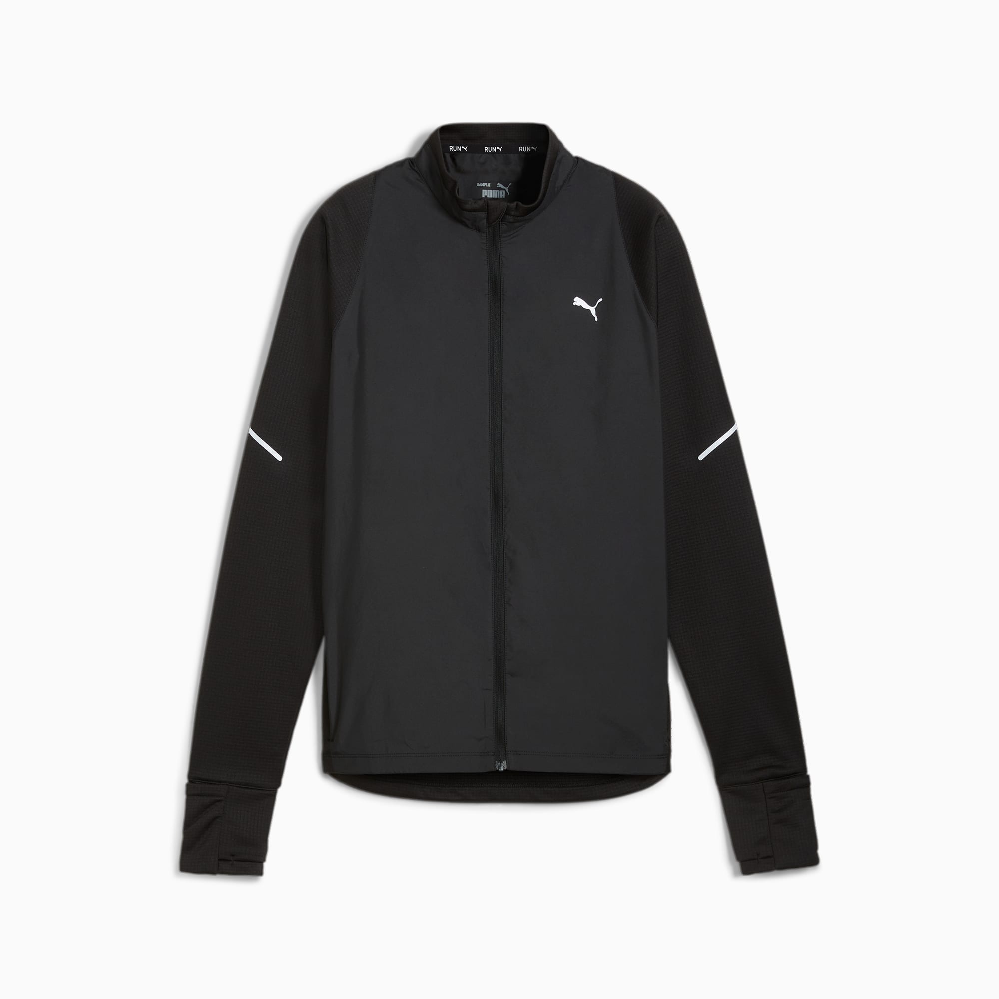PUMA RUN Grid Woven Fleecejacke Damen