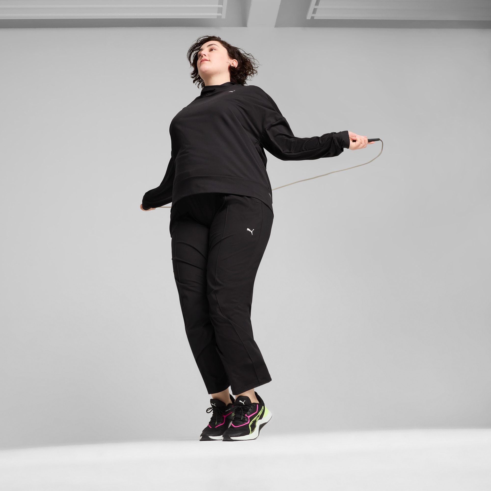Puma hoodie black womens deals