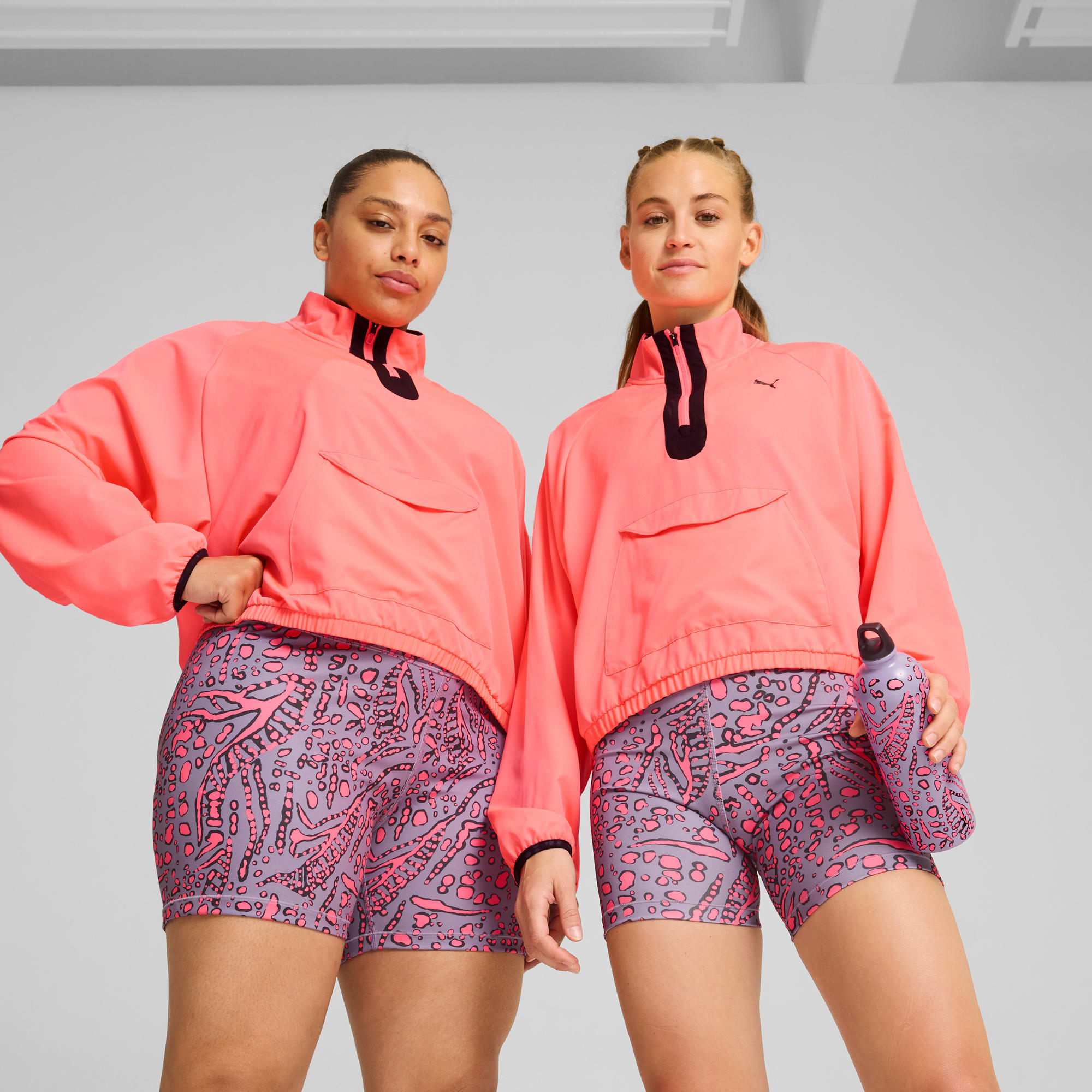 HYPERNATURAL Woven Half Zip Jacket Women