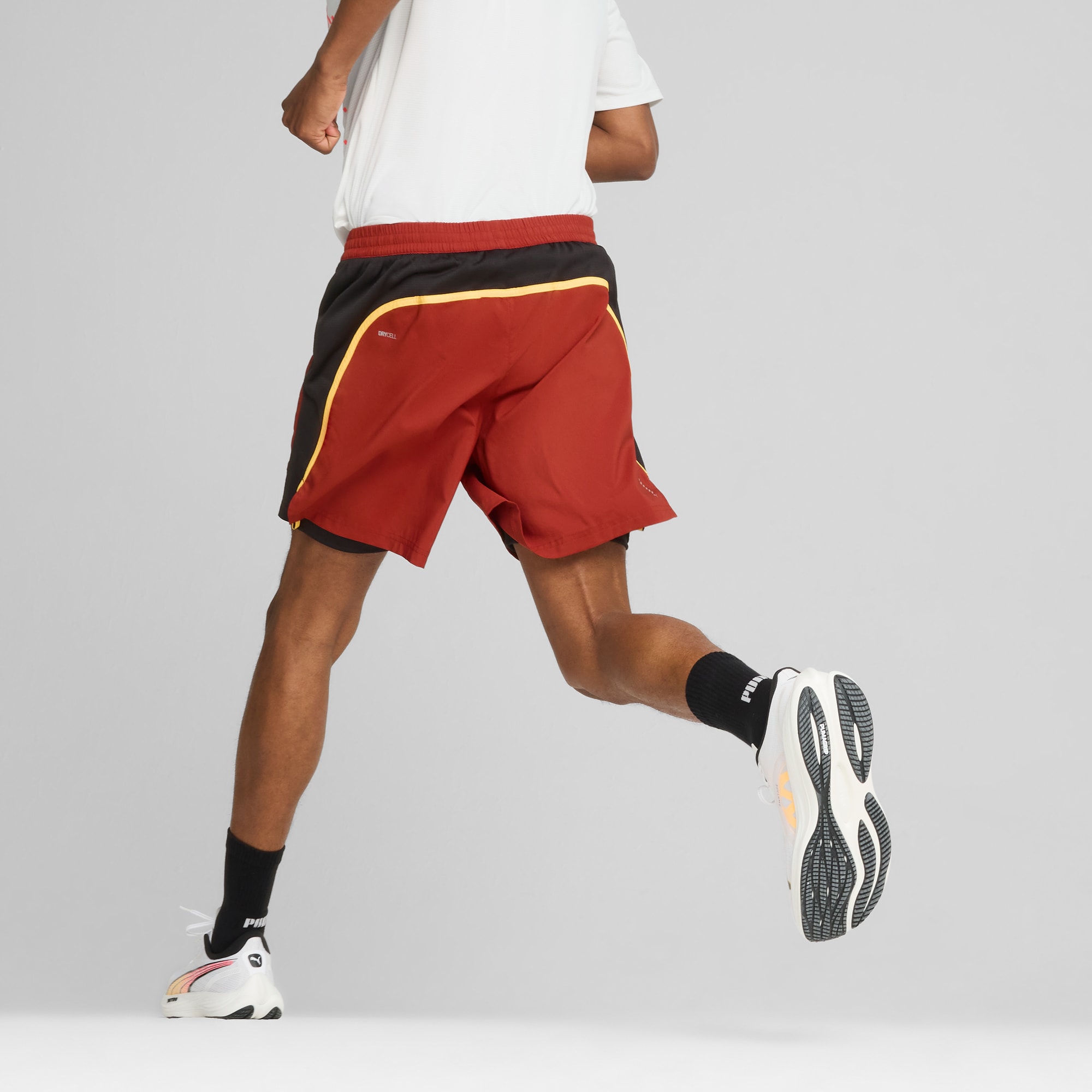 Puma Run Fav Velocity 2 in 1 Men s Shorts Mars Red Black M