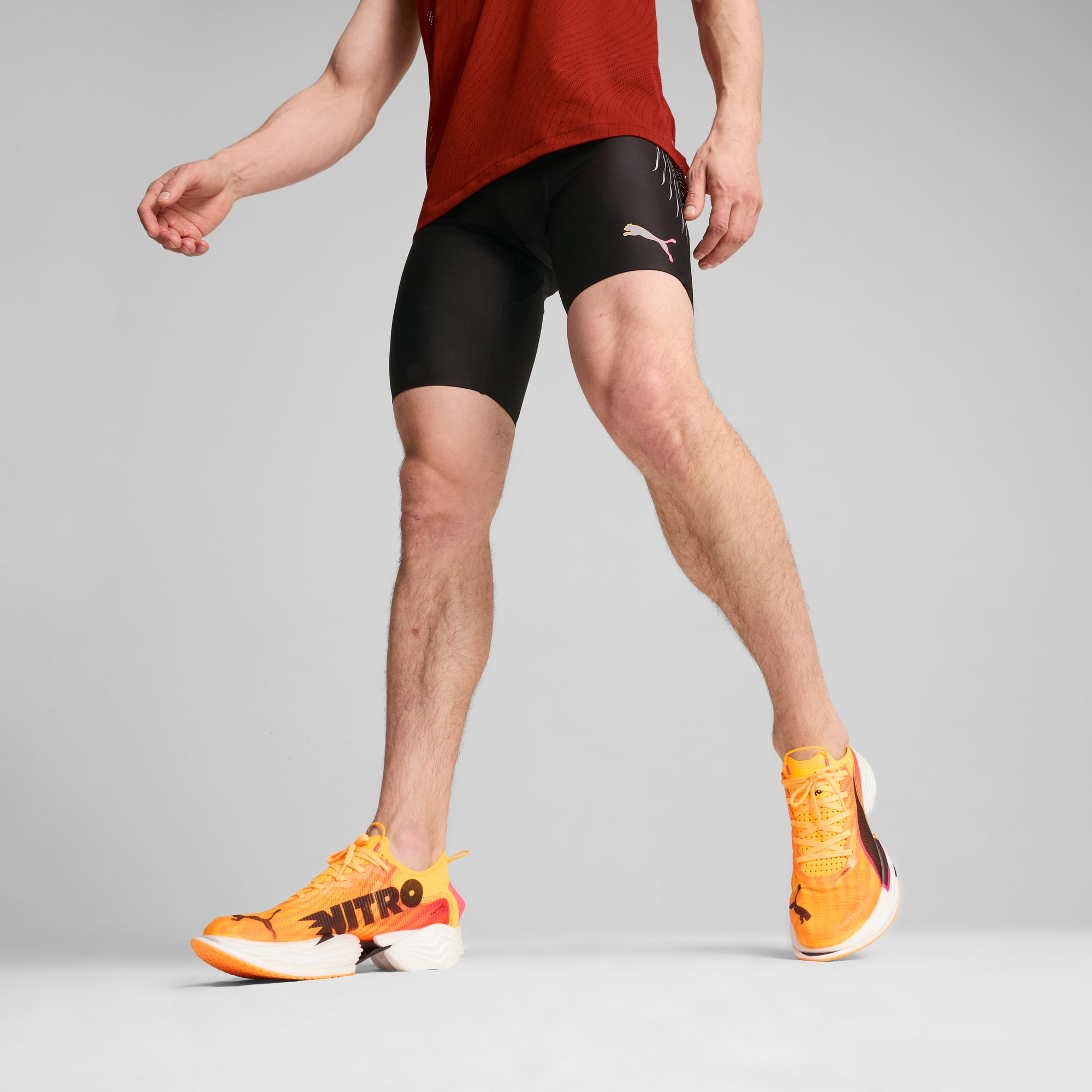 PUMA RUN Elite Short Tights Men s Black Size L