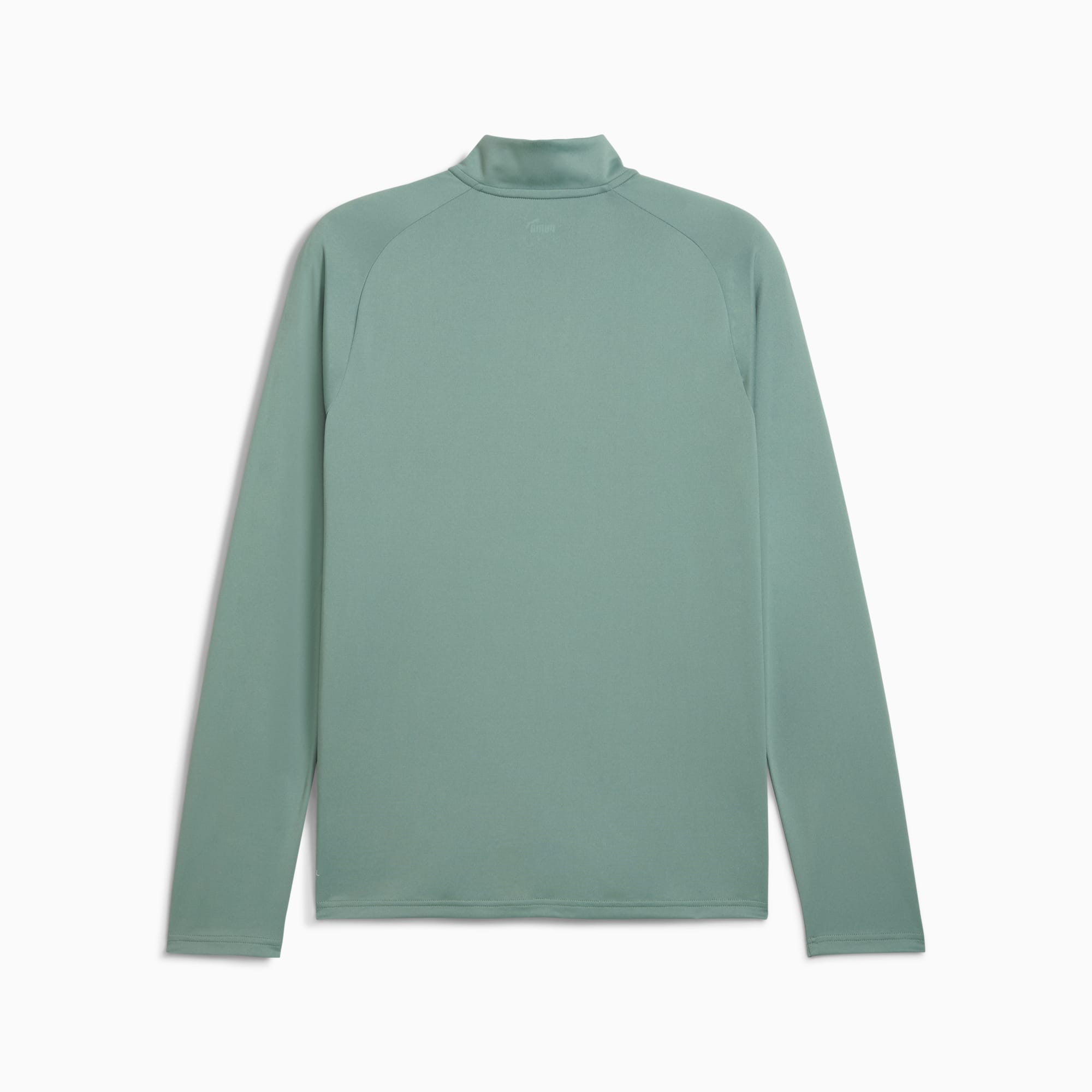 TAD TECH Fabric Mix 1/4 Zip Men, Green Moon, large