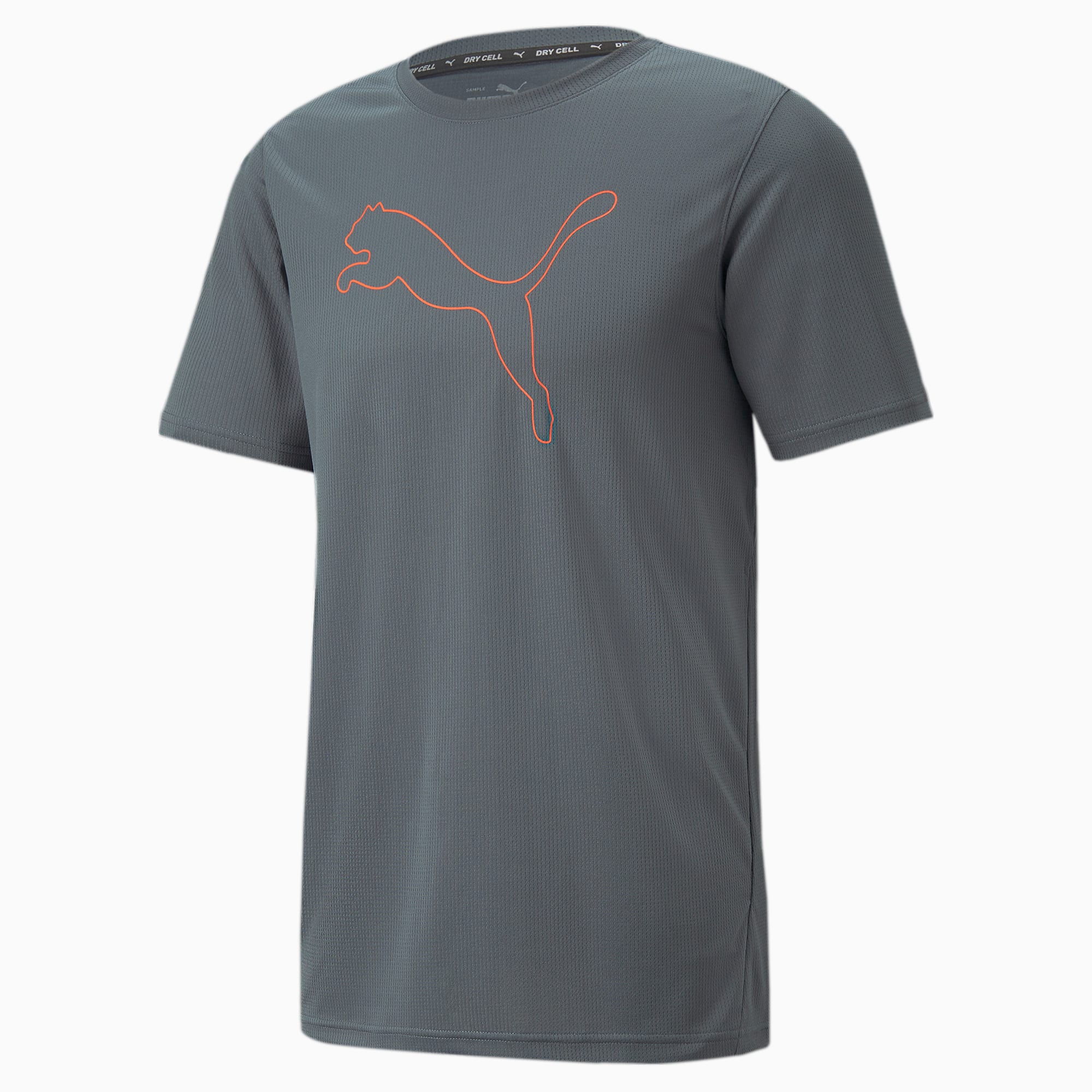 Performance Cat Men s Training Tee Dark Slate PUMA SHOP ALL PUMA PUMA