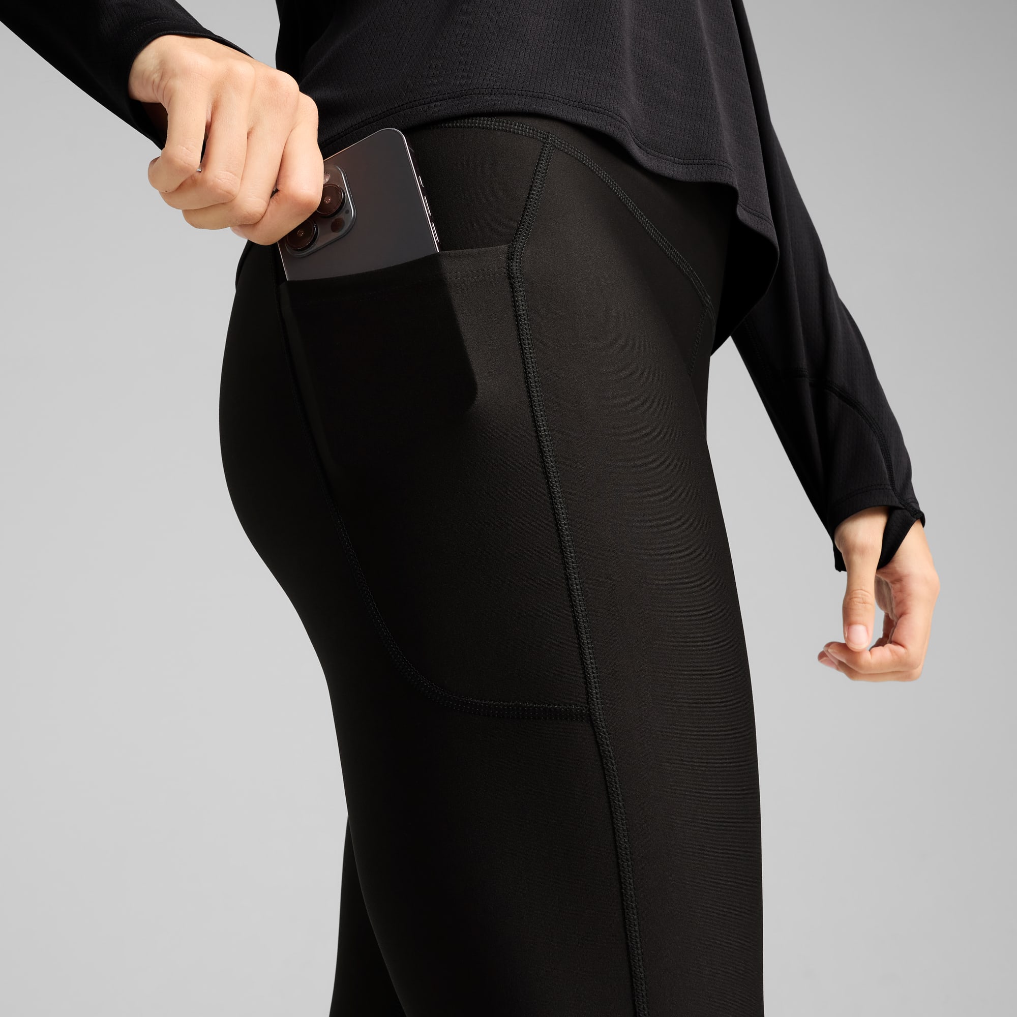 VELOCITY Laufhose Damen, PUMA Black, large