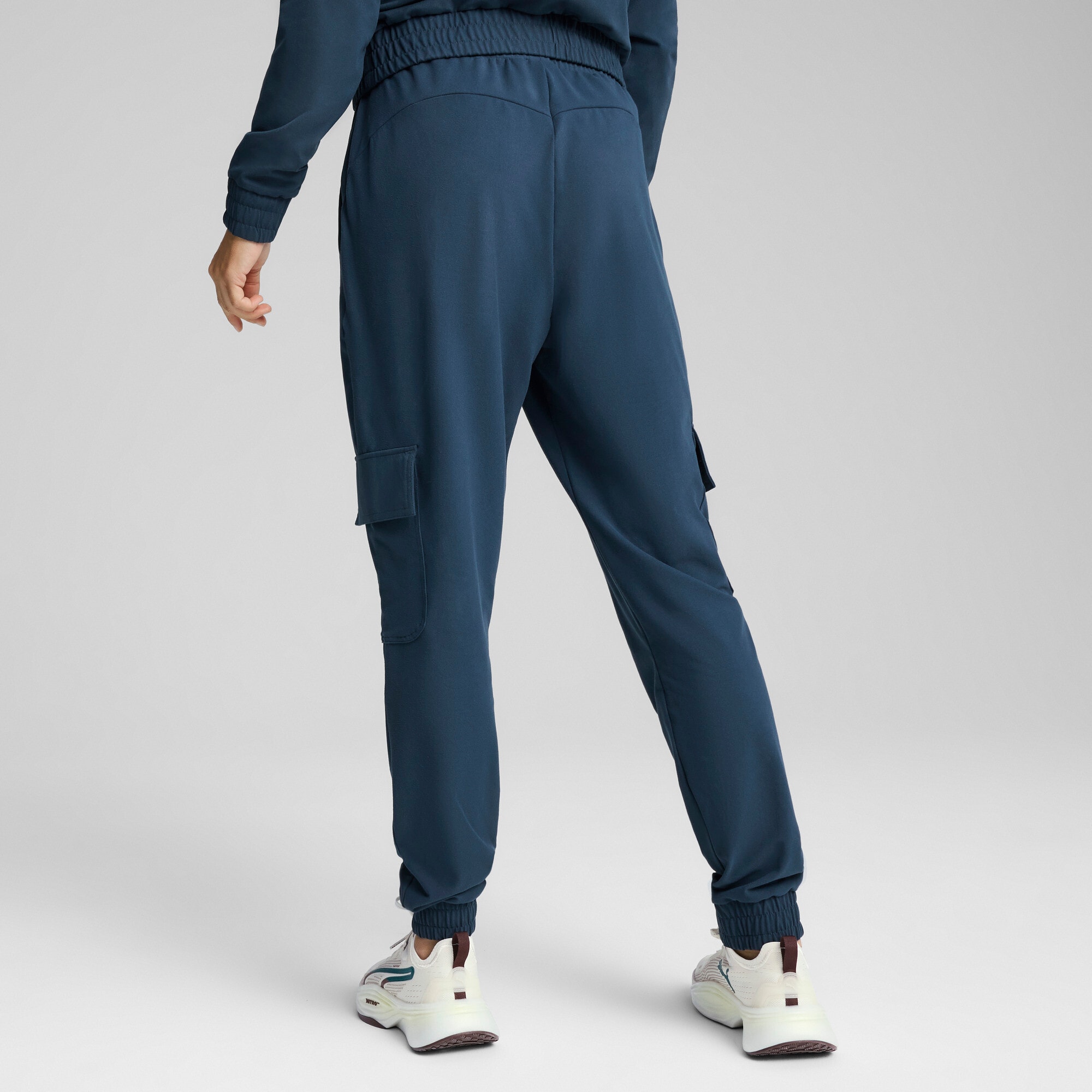 PUMA x PAMELA REIF Cargo Sweat Pants Women blue PUMA
