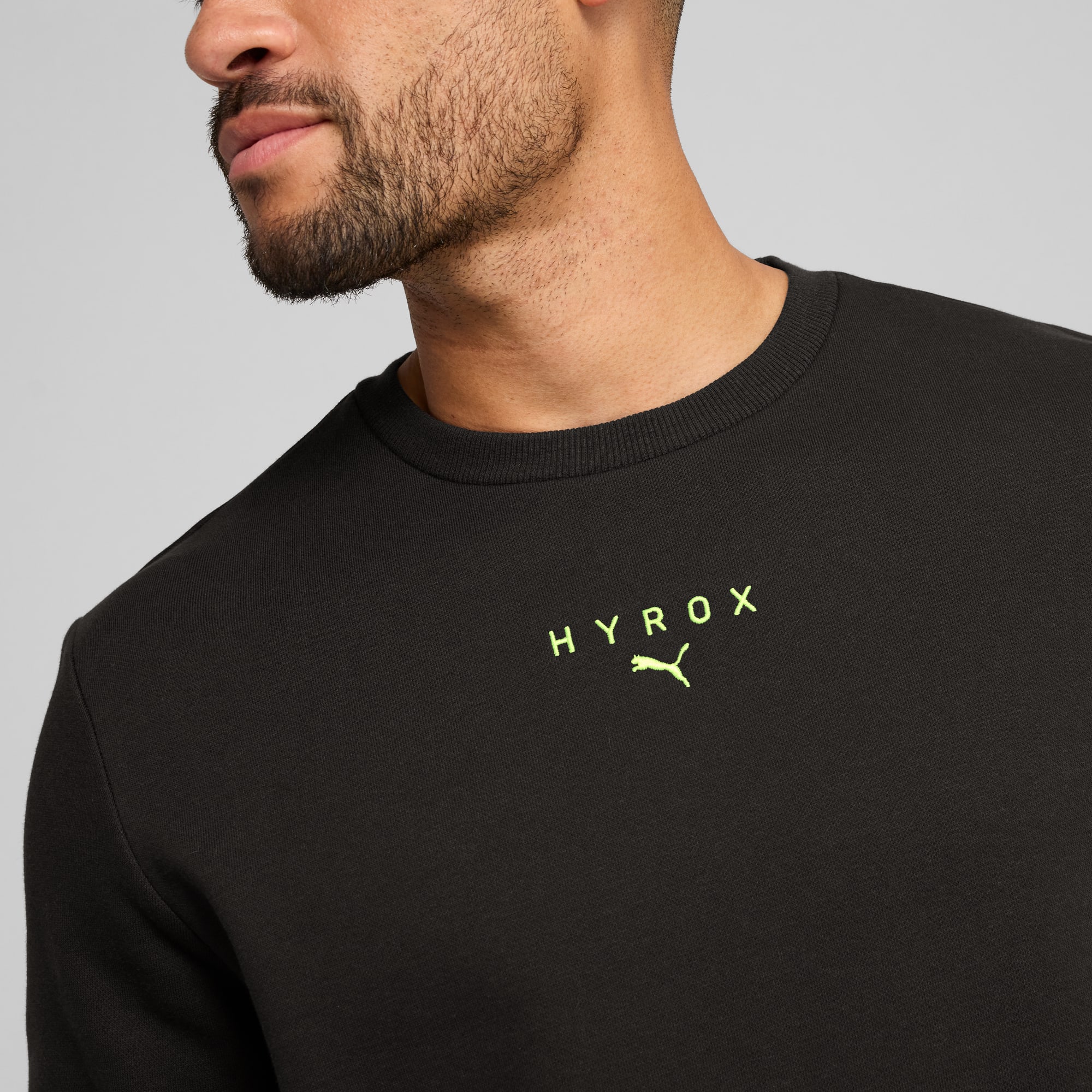 Sweat ras du cou PUMA x HYROX Homme, PUMA Black, large
