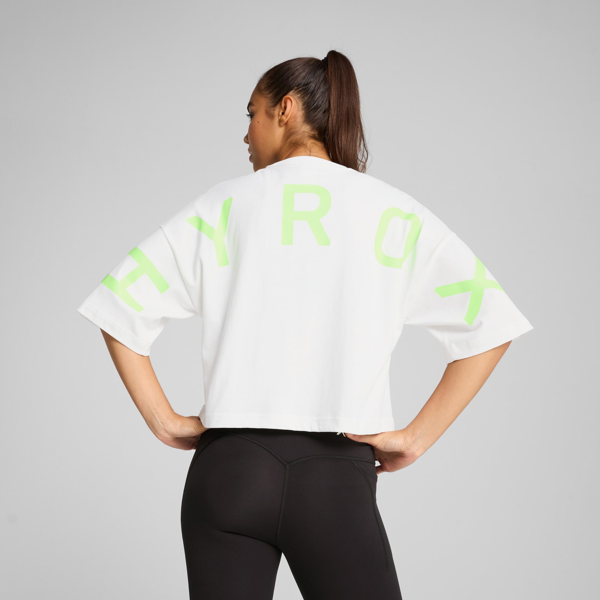 PUMA x HYROX Oversized Tee Women, PUMA White, large