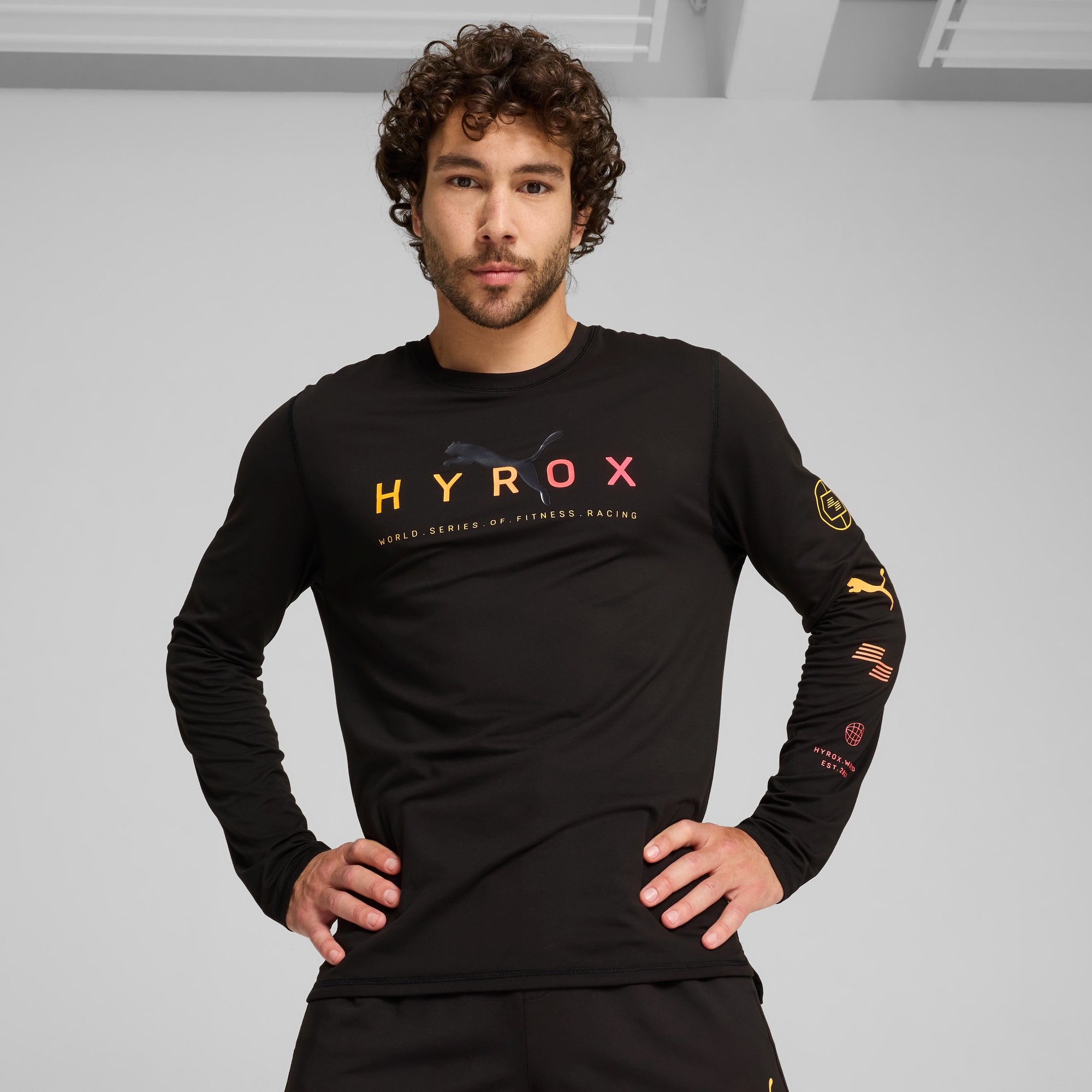 Camiseta PUMA x HYROX Run de manga larga para hombre