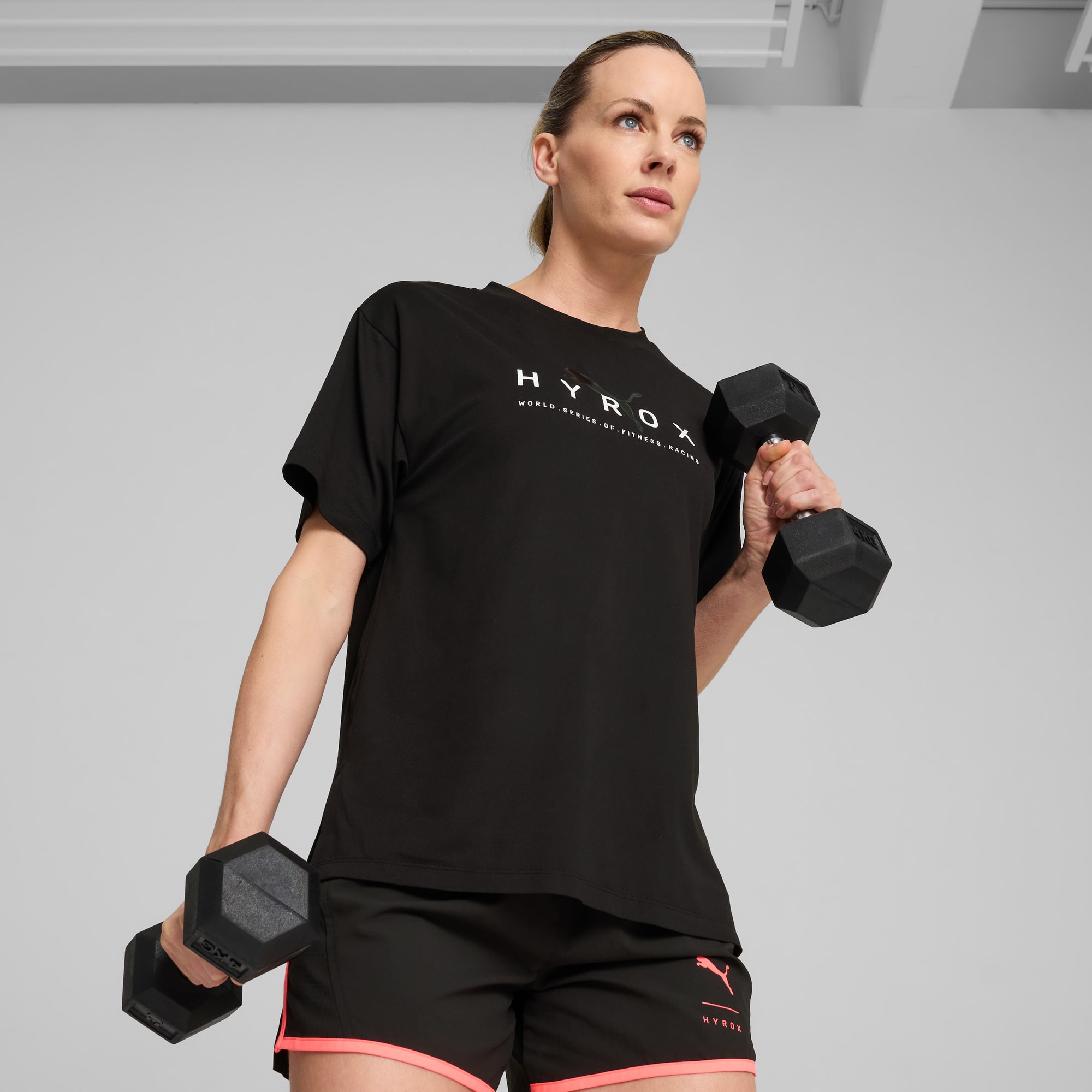 Camiseta PUMA x HYROX CLOUDSPUN para mujer