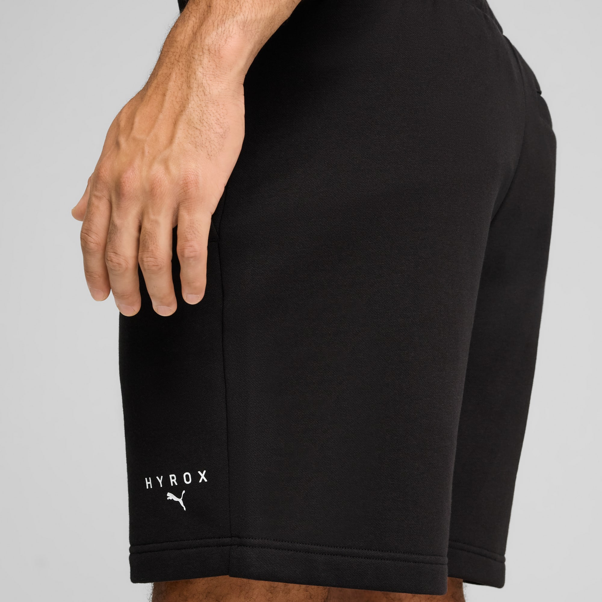 PUMA x HYROX Sweat Shorts Men, PUMA Black, large