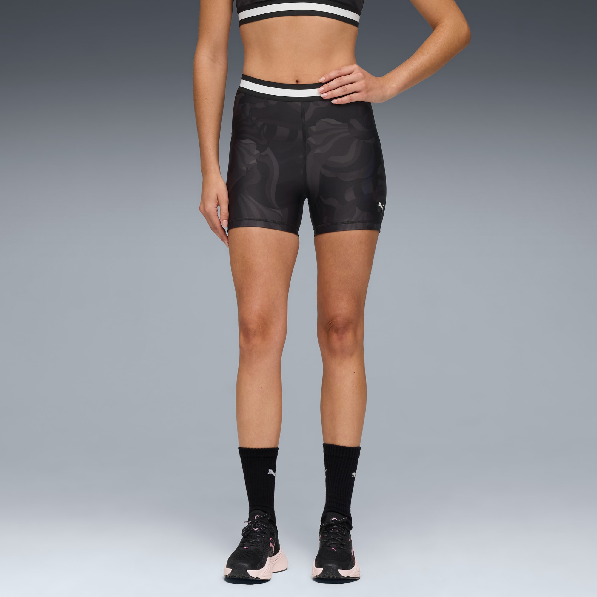 Mallas cortas PUMA STRONG 4" para mujer, PUMA Black, large