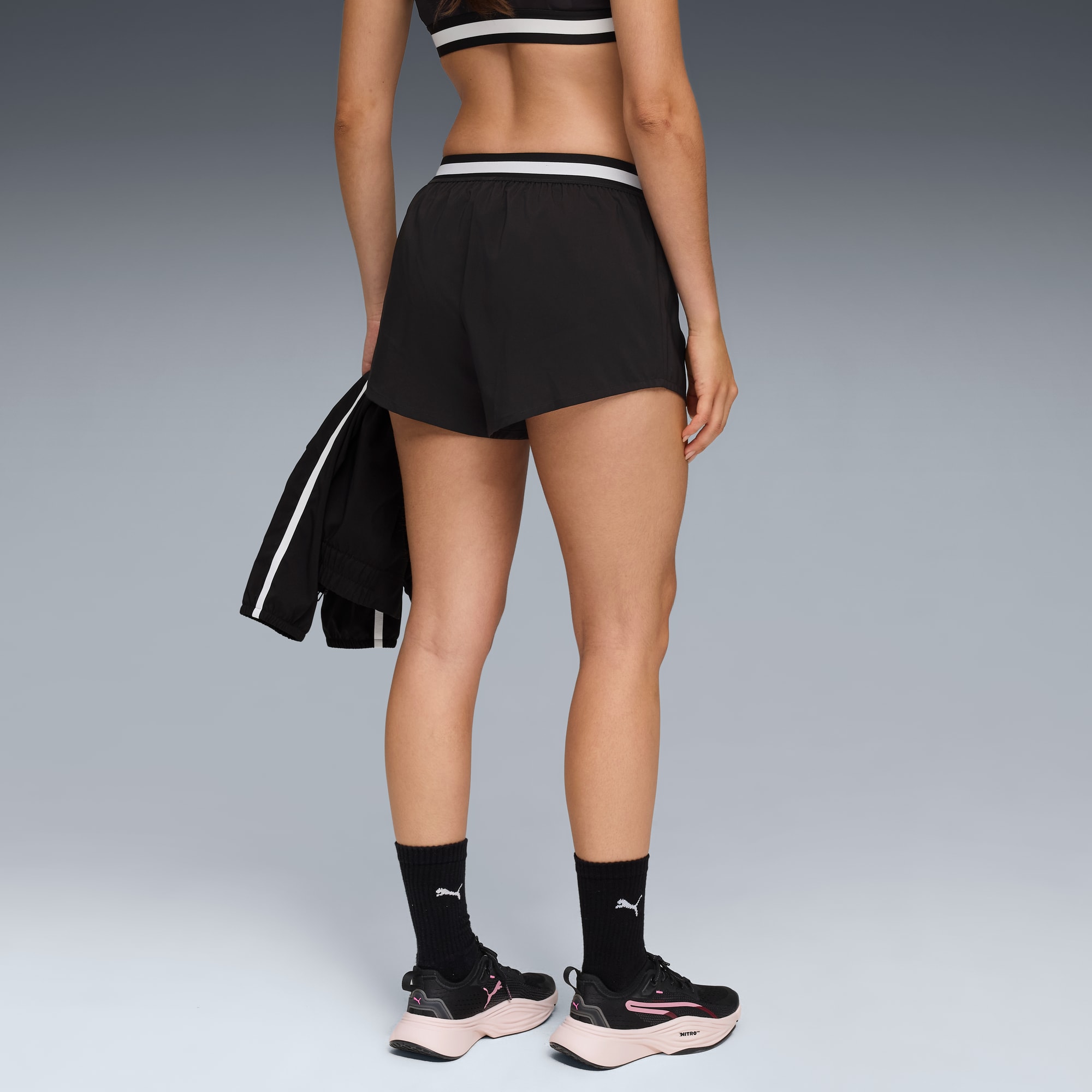 PUMA STRONG 3" Woven Training Shorts Women, PUMA Black, large