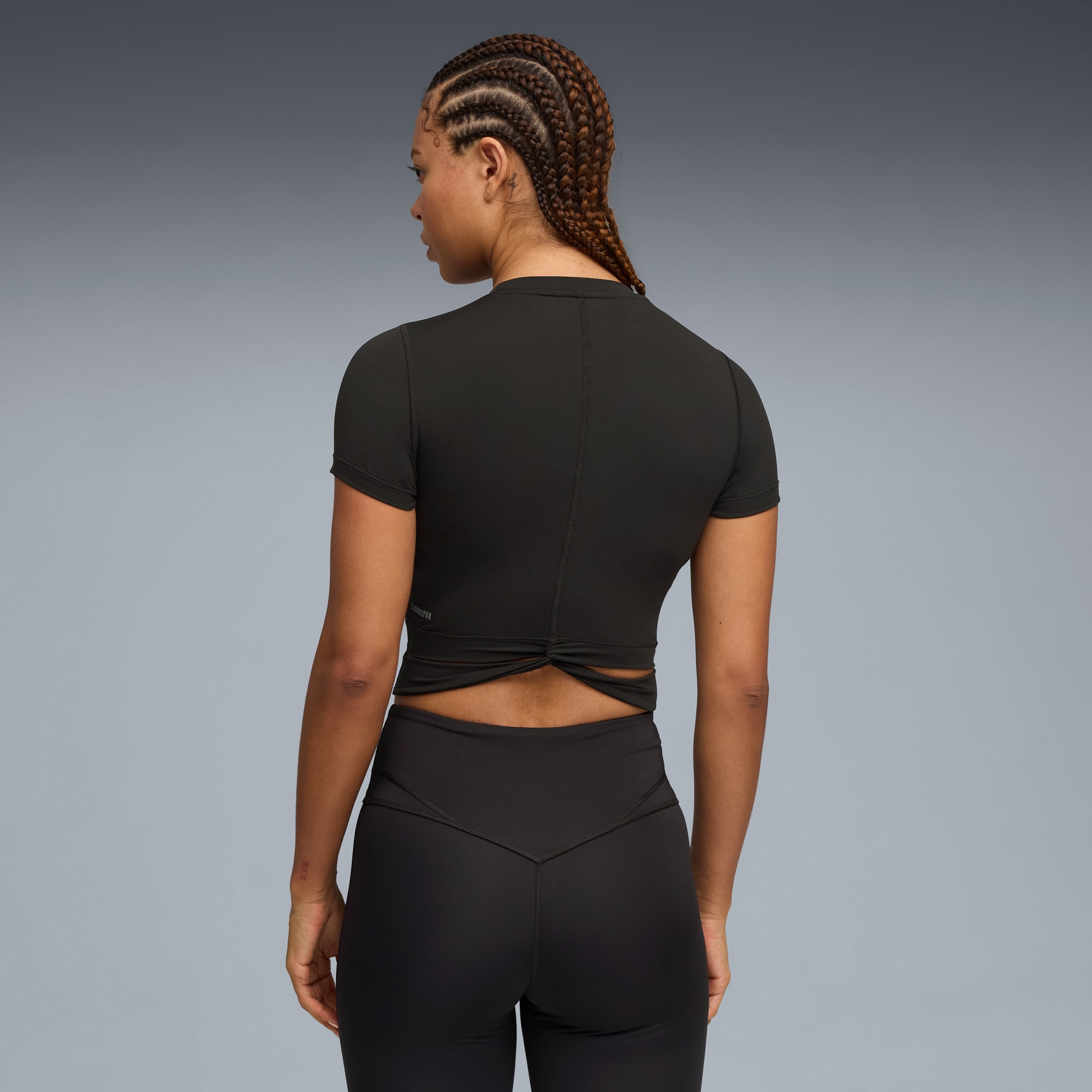 Damska koszulka CLOUDSPUN Twist z krótkim rękawem, PUMA Black, large