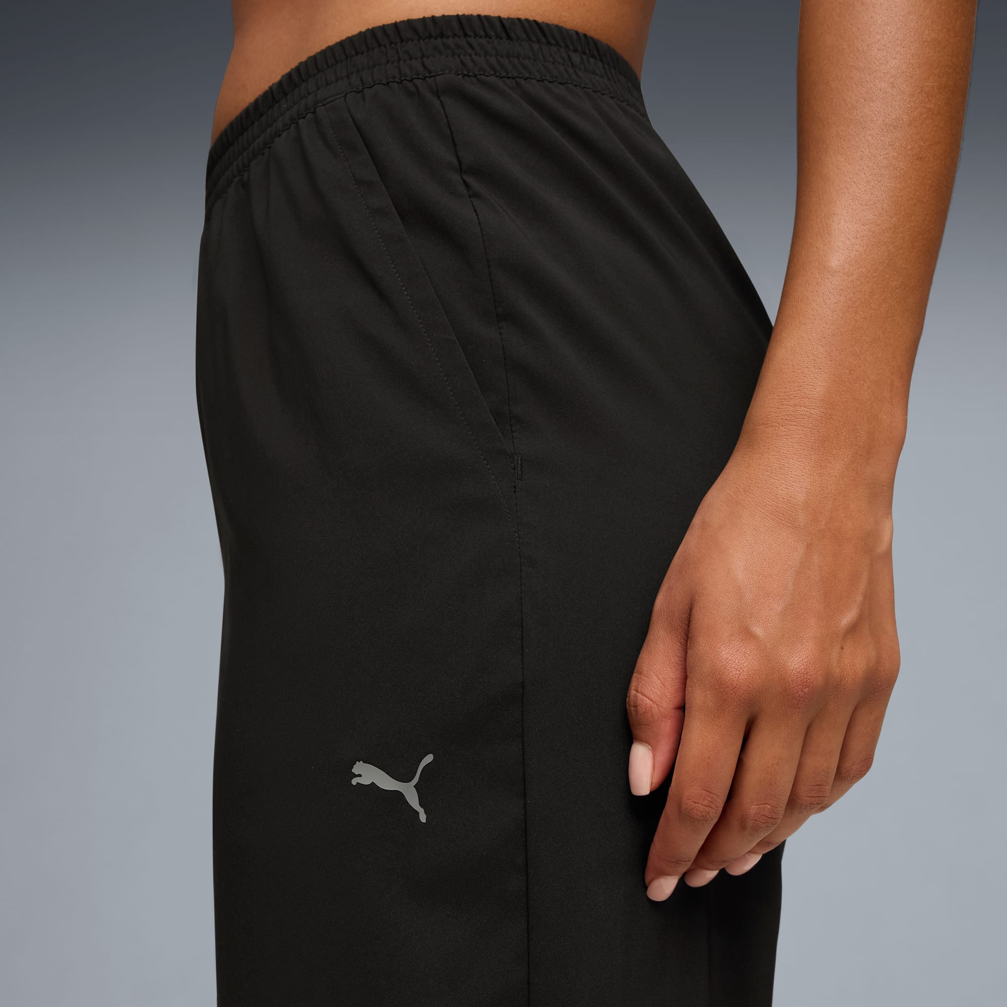 High-Waist-Athleisure-Hose Damen, PUMA Black, large