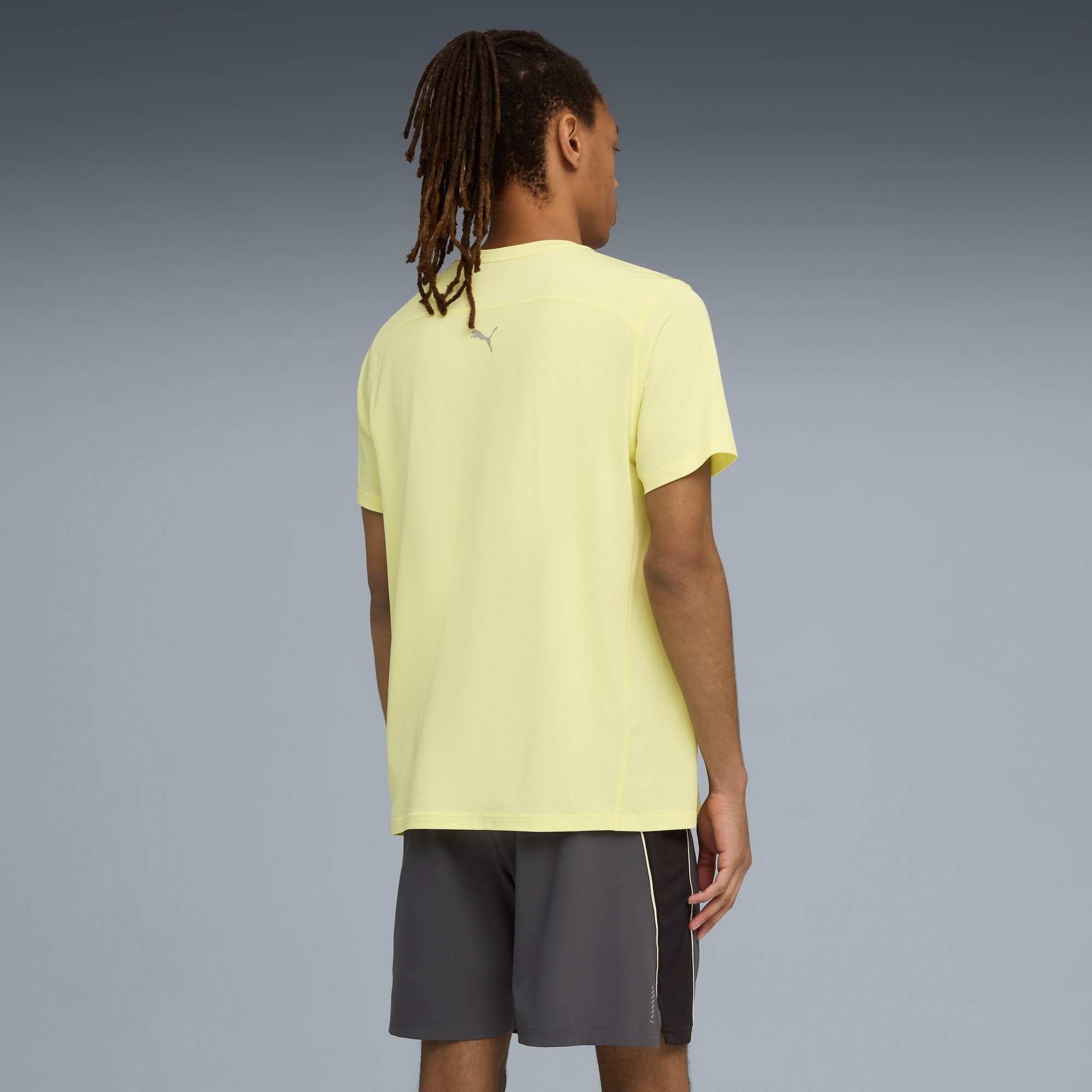 T-shirt en mesh à motif RUN CLUB Homme, Gold Moon, large