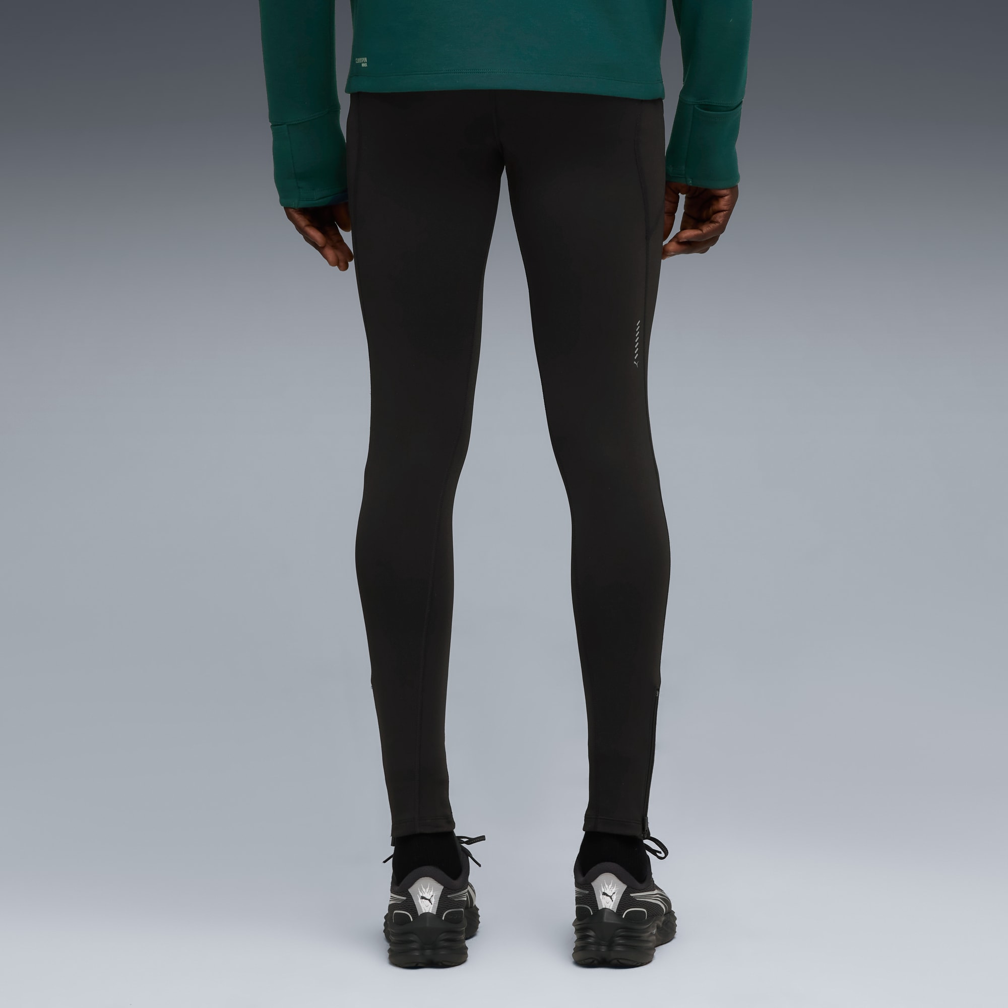 Runs microfleece legging voor heren, PUMA Black, large
